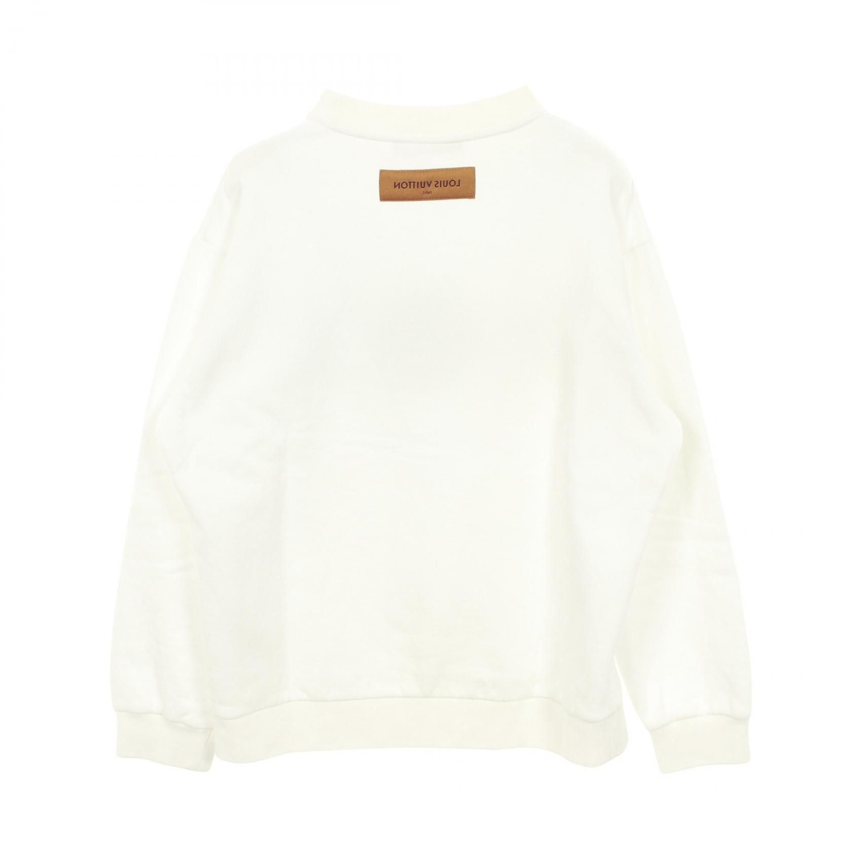 Louis Vuitton Louis Vuitton Louis Vuitton Monogram Flower Embroidery Cotton Sweatshirt Textile Sweatshirts & Hoodies DUTY FREE for USA Size ONE SIZE - 2 Thumbnail