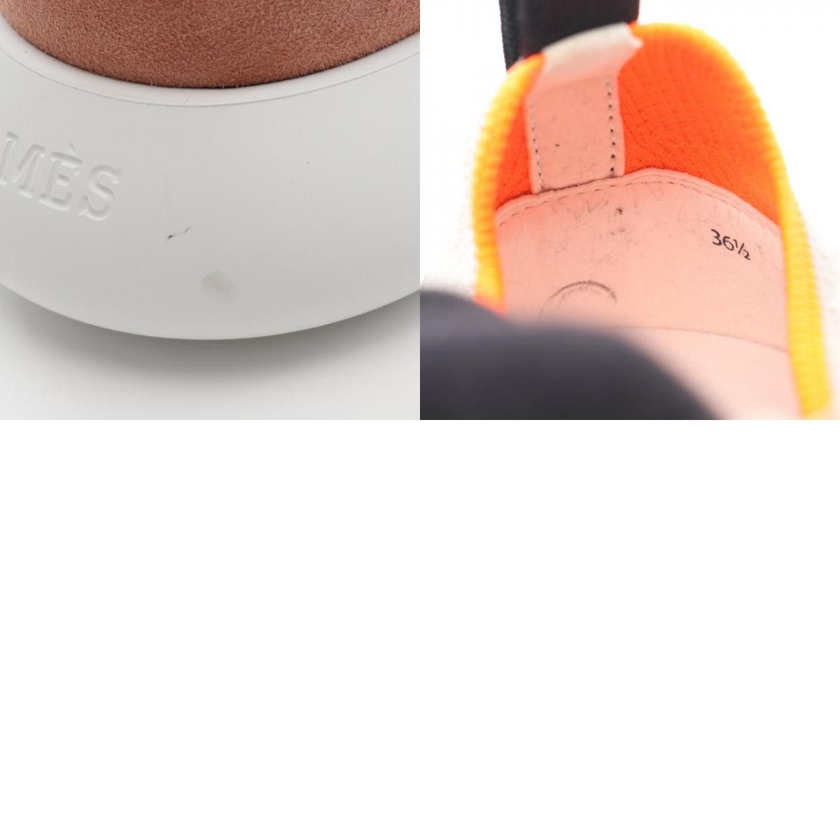 Hermes Hermes Hermes DUEL Fabric Suede Slip On Leather Shoes DUTY FREE for USA Size ONE SIZE - 10 Thumbnail