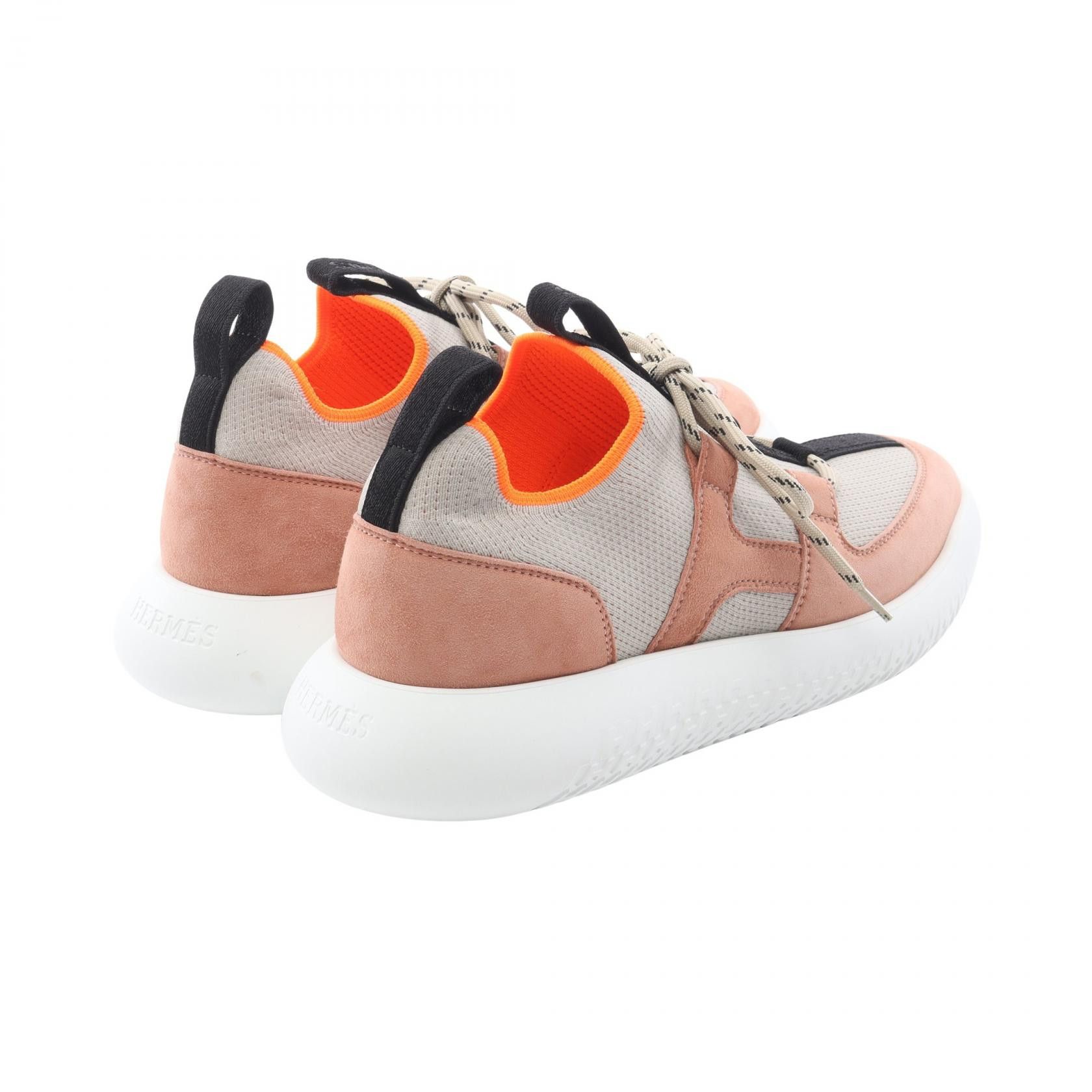Hermes Hermes Hermes DUEL Fabric Suede Slip On Leather Shoes DUTY FREE for USA Size ONE SIZE - 2 Thumbnail