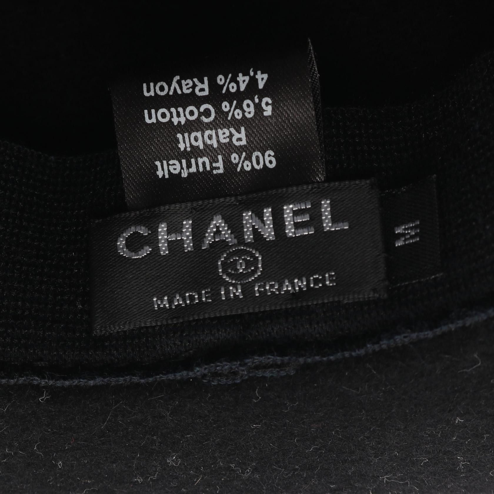 Chanel Chanel Chanel Coco Mark Rabbit Felt Hat Others Hats DUTY FREE for USA Size ONE SIZE - 4 Thumbnail