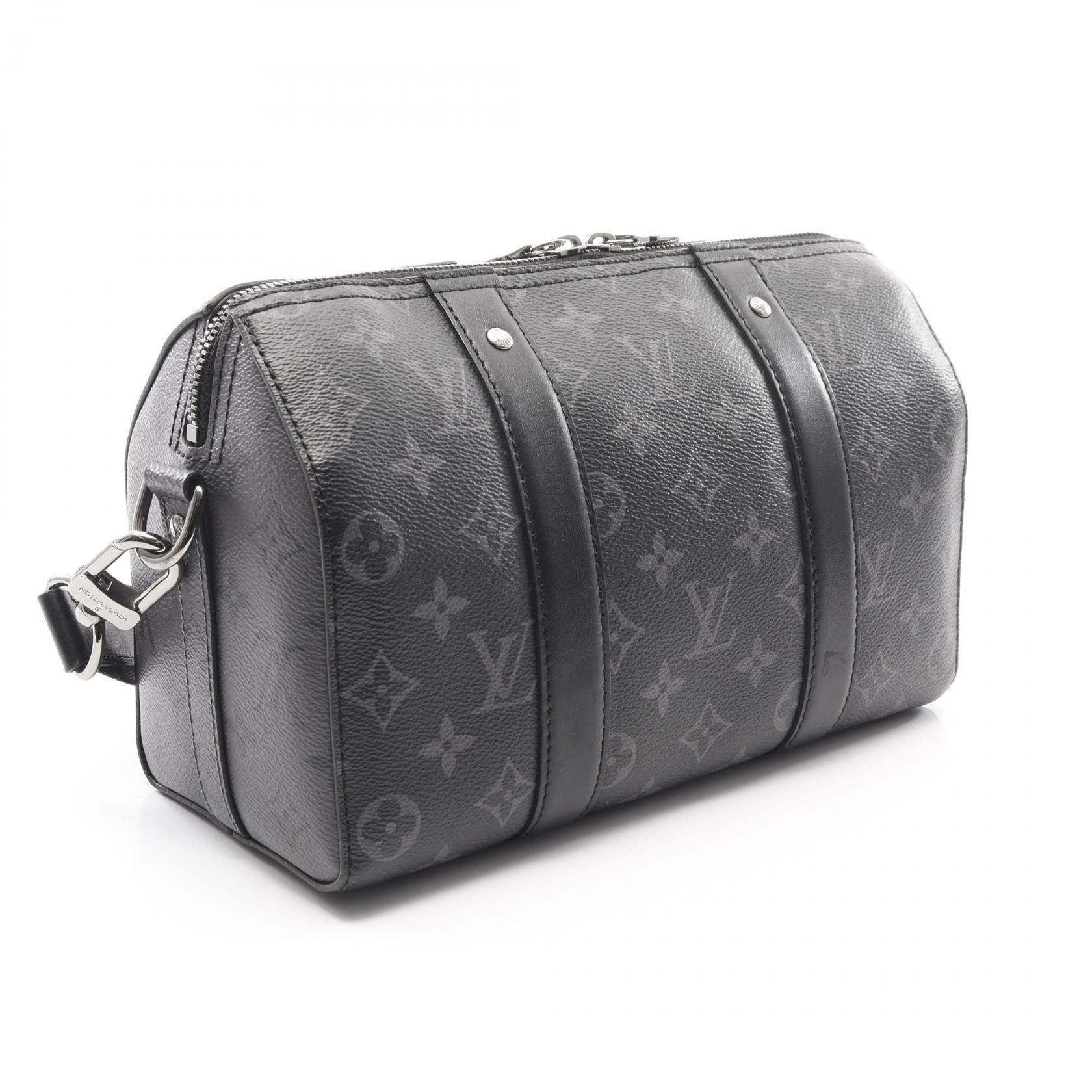 Louis Vuitton Louis Vuitton Louis Vuitton City Keepall Monogram Eclipse Reverse Coated Canvas Shoulder Bag Textile Shoulder Bag M45936 DUTY FREE for USA Size ONE SIZE - 2 Thumbnail
