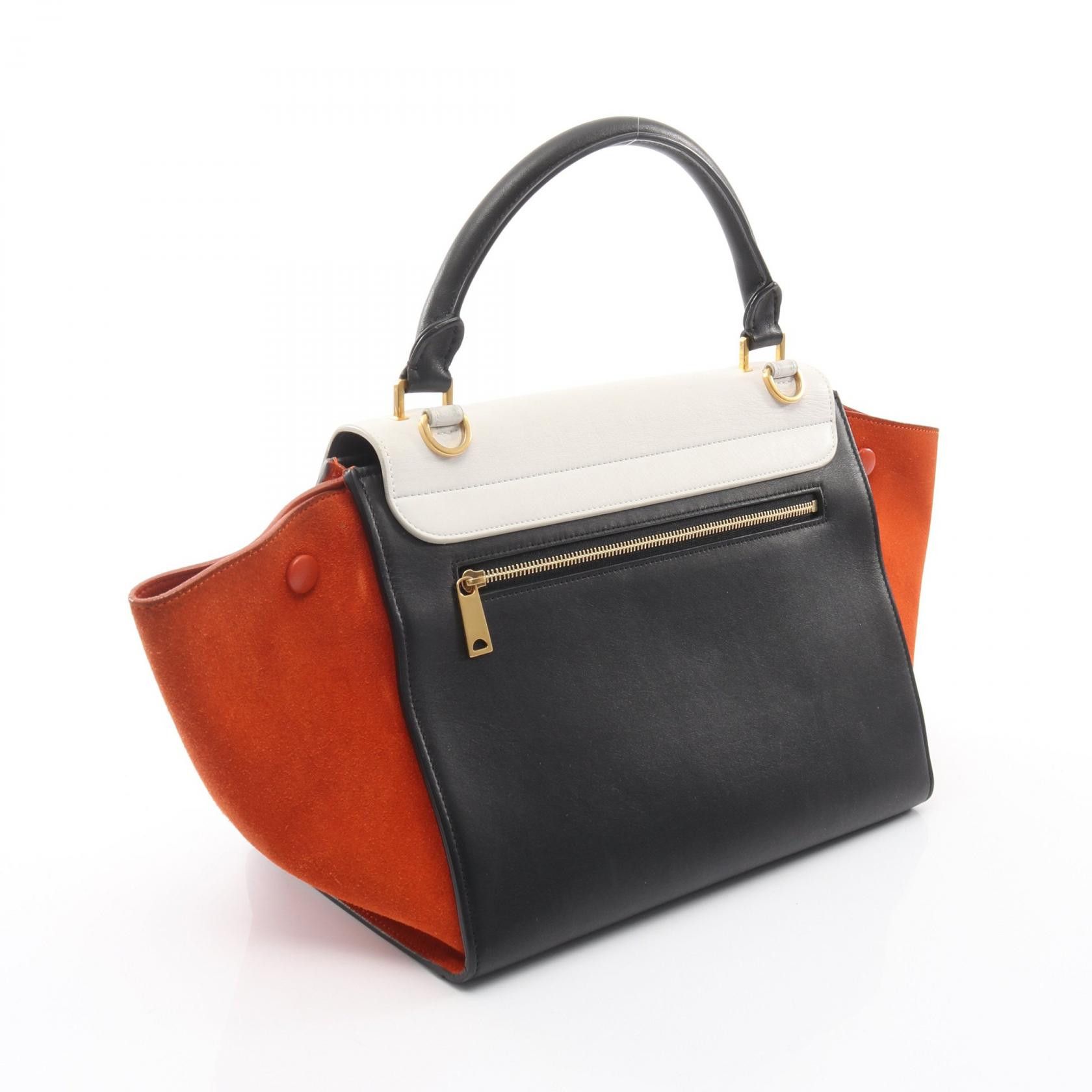 Celine Celine CELINE Trapeze Small leather suede handbag Leather Handbag 174683 DUTY FREE for USA Size ONE SIZE - 2 Thumbnail