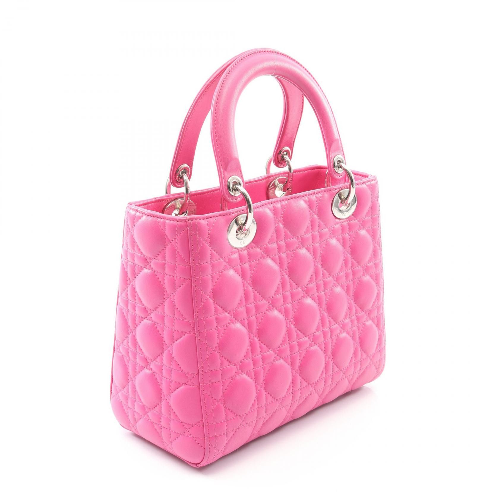 Dior Dior Dior LADY DIOR Leather Handbag Leather Handbag DUTY FREE for USA Size ONE SIZE - 2 Thumbnail