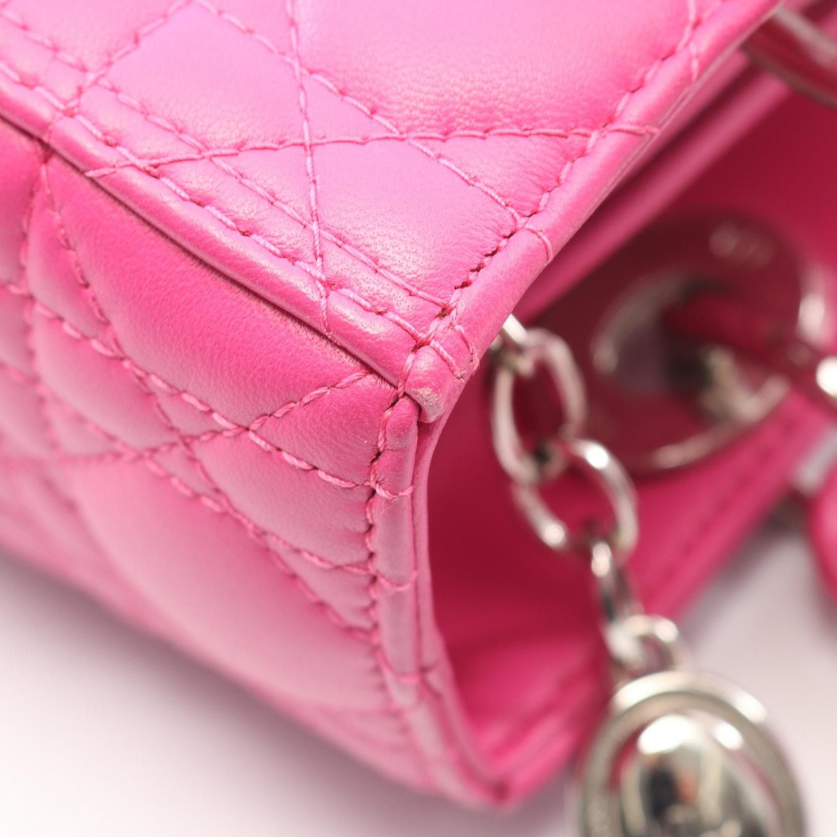 Dior Dior Dior LADY DIOR Leather Handbag Leather Handbag DUTY FREE for USA Size ONE SIZE - 6 Thumbnail