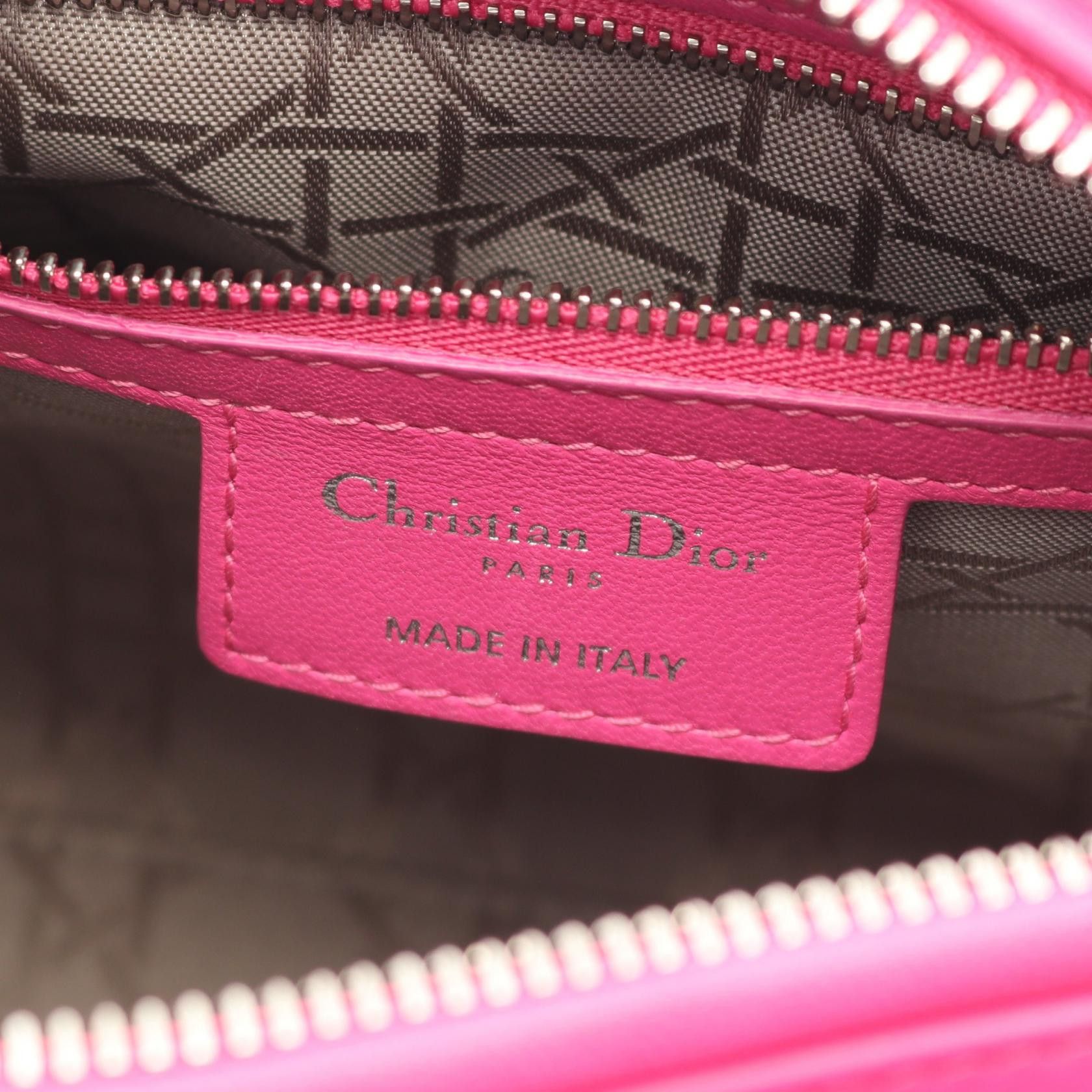 Dior Dior Dior LADY DIOR Leather Handbag Leather Handbag DUTY FREE for USA Size ONE SIZE - 4 Thumbnail