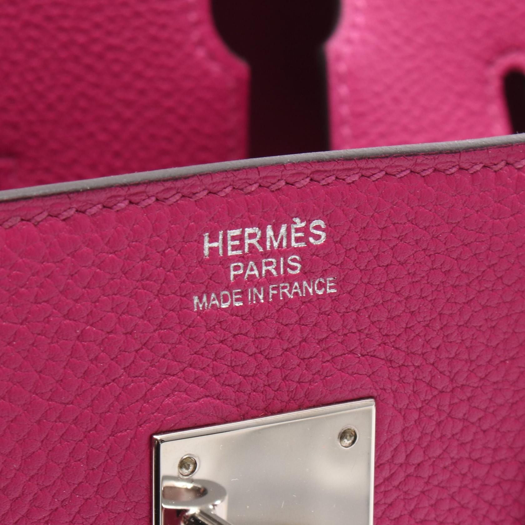 Hermes Hermes Hermes Birkin30 Togo Leather Handbag Stamp A (2017) DUTY FREE for USA Size ONE SIZE - 4 Thumbnail