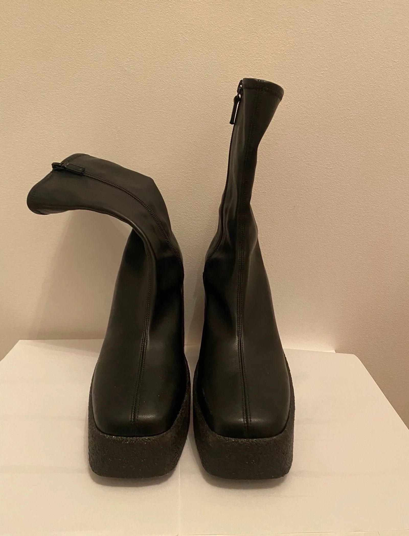 Stella McCartney Stella McCartney Skyla Chunky Platform Ankle Boots Boots Size US 7 / IT 37 - 5 Thumbnail