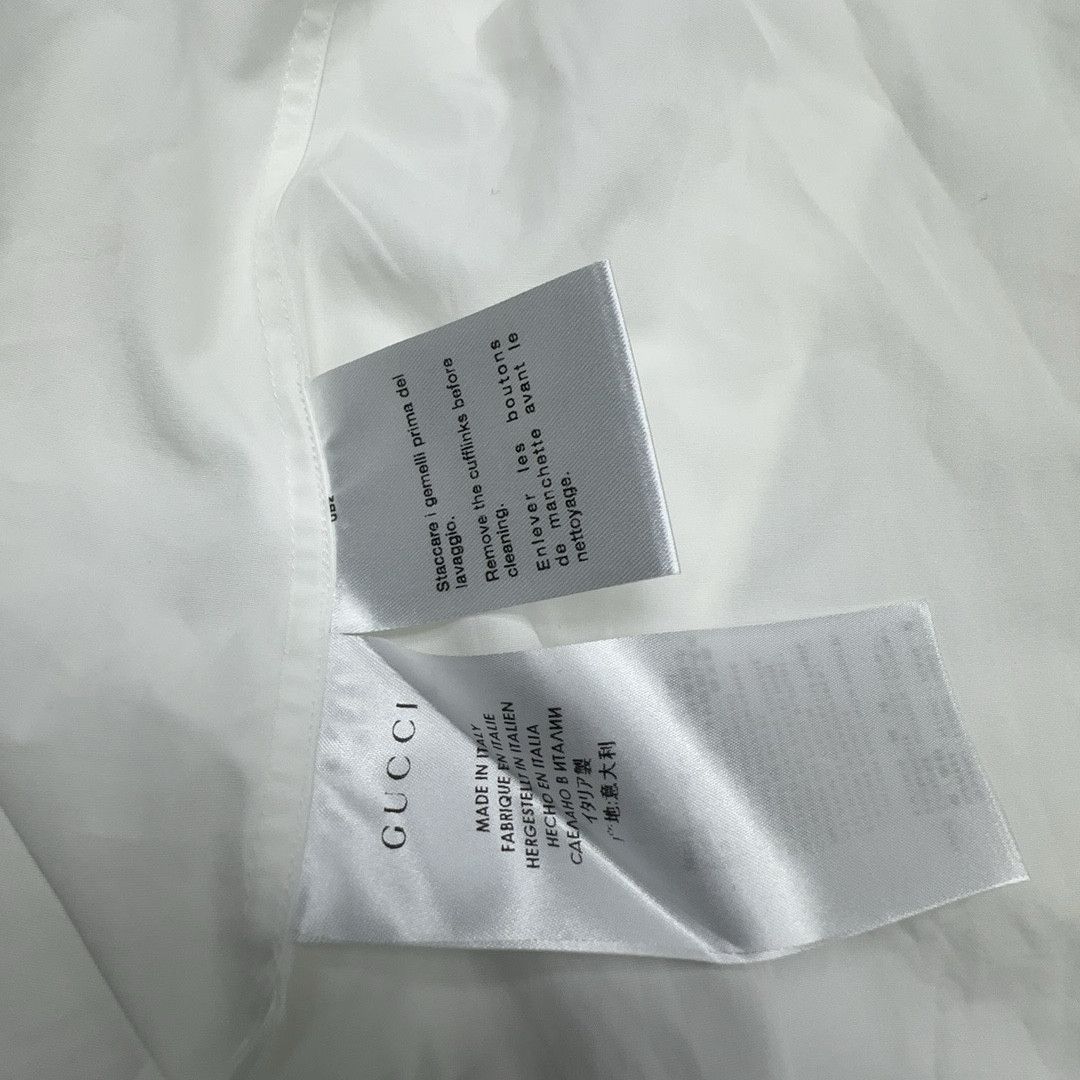 Gucci Gucci White Formal Dress Shirt Size L Size 42R - 3 Thumbnail