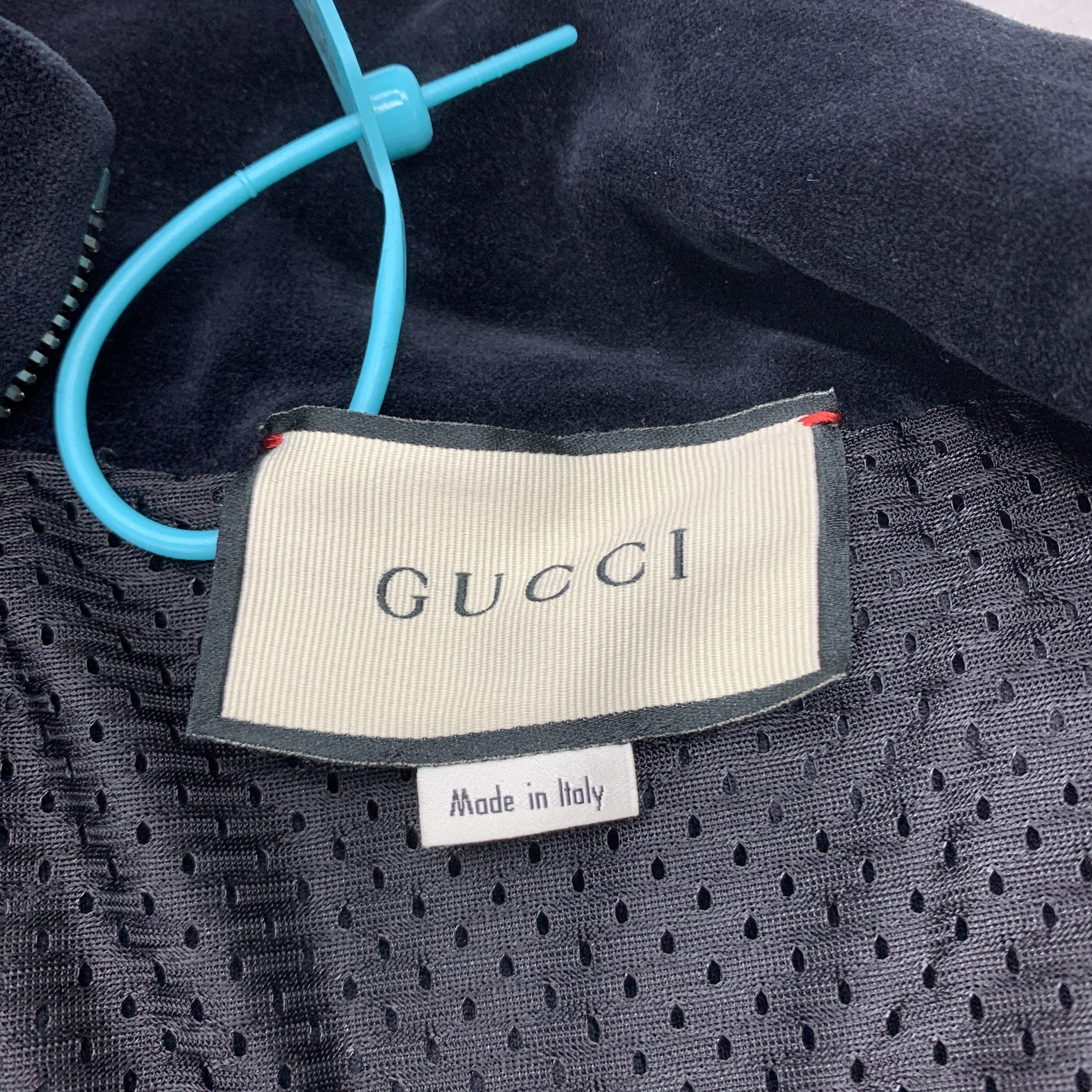 Gucci Gucci Logo Print Zip Jacket Size XL Size US XL / EU 56 / 4 - 2 Thumbnail