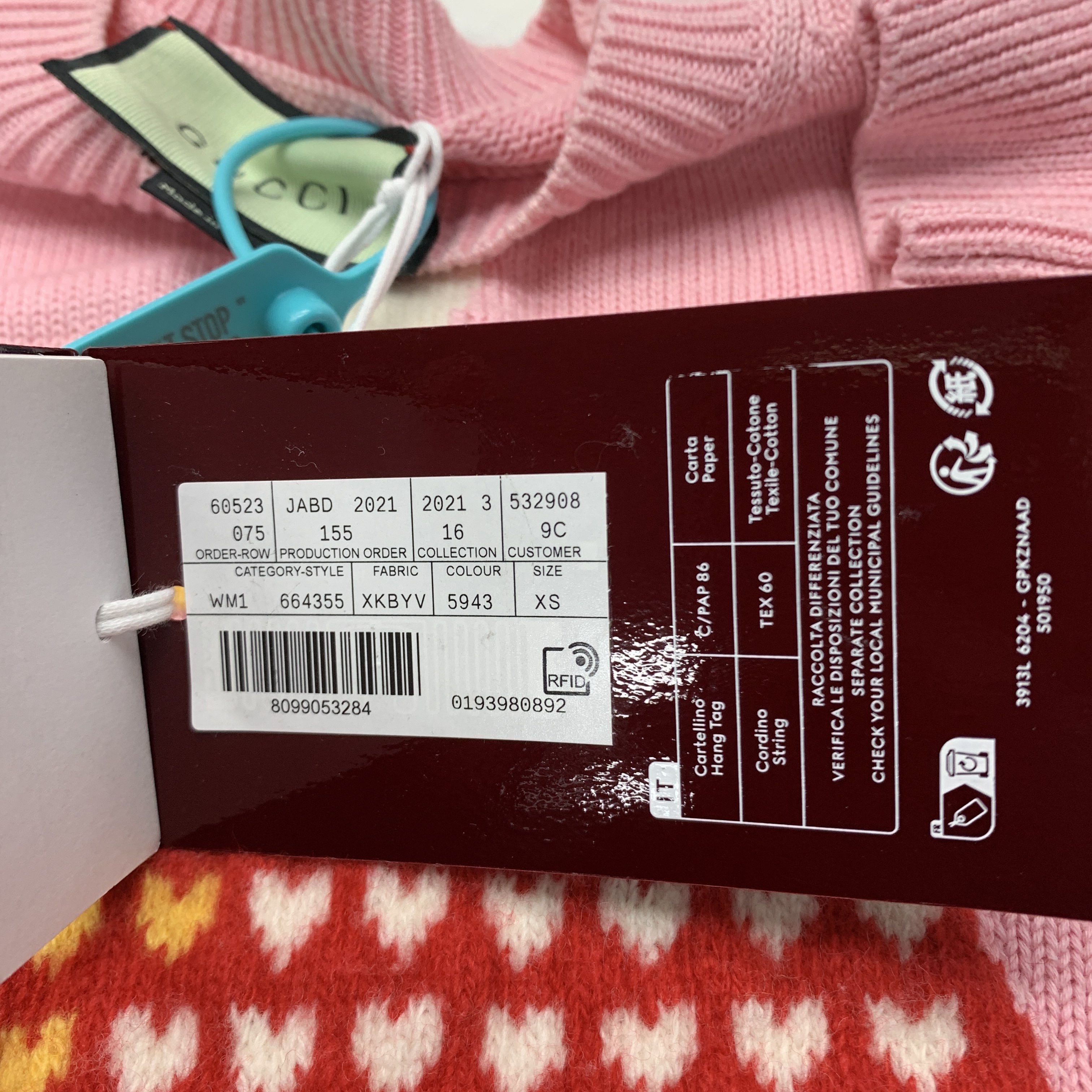 Gucci Gucci Valentine Heart Apple Sweater Size XS Size XS / US 0-2 / IT 36-38 - 4 Thumbnail