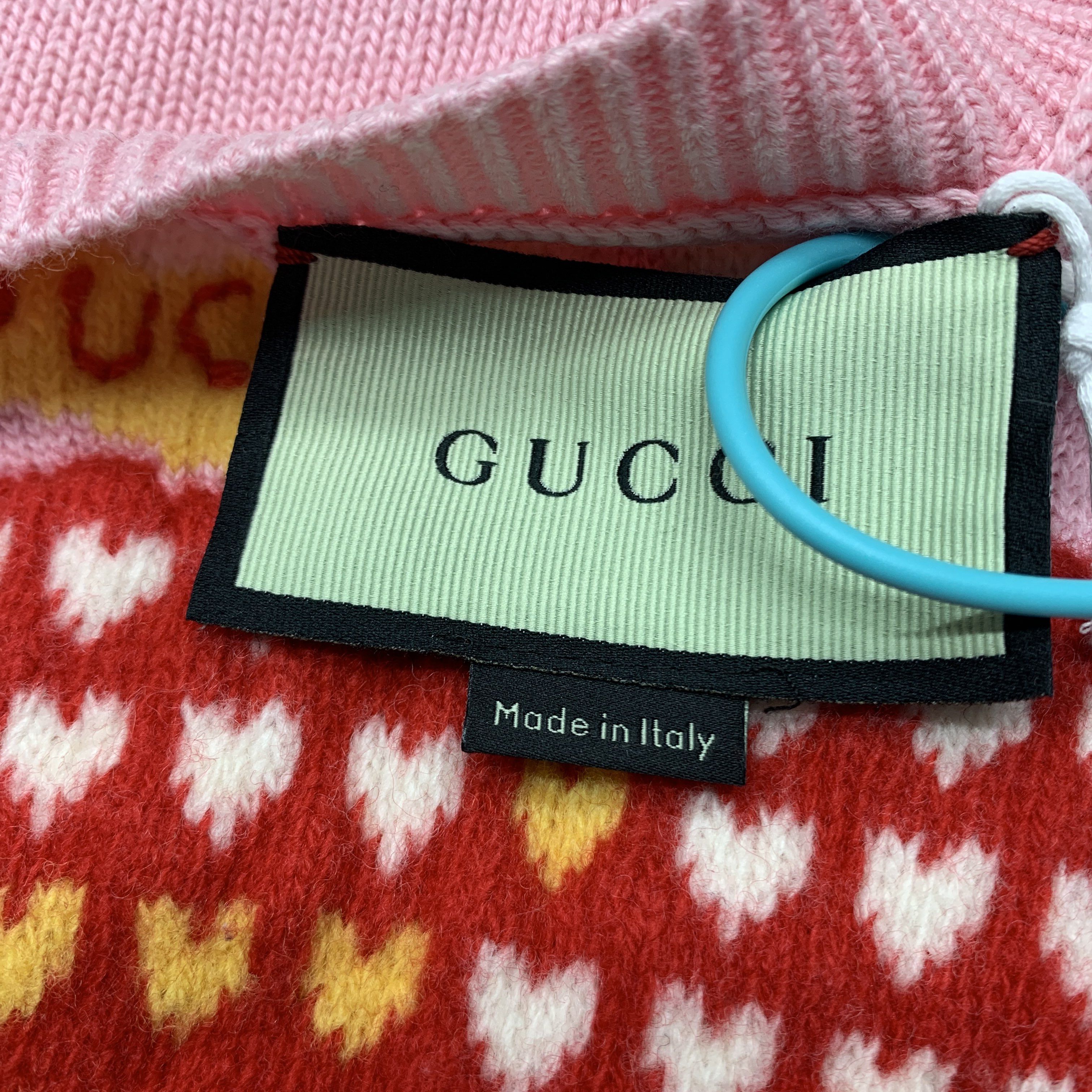 Gucci Gucci Valentine Heart Apple Sweater Size XS Size XS / US 0-2 / IT 36-38 - 2 Thumbnail