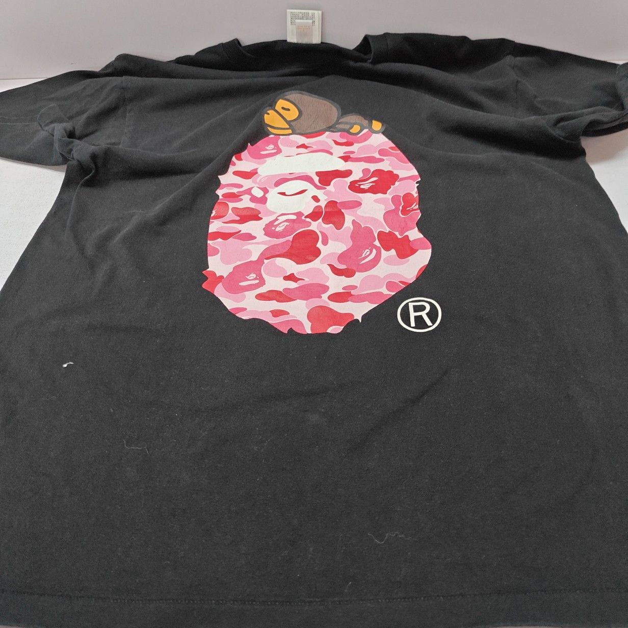 Bape A Bathing Ape Pink Camo Ape Head T-Shirt Size XL Size US XL / EU 56 / 4 - 11 Thumbnail