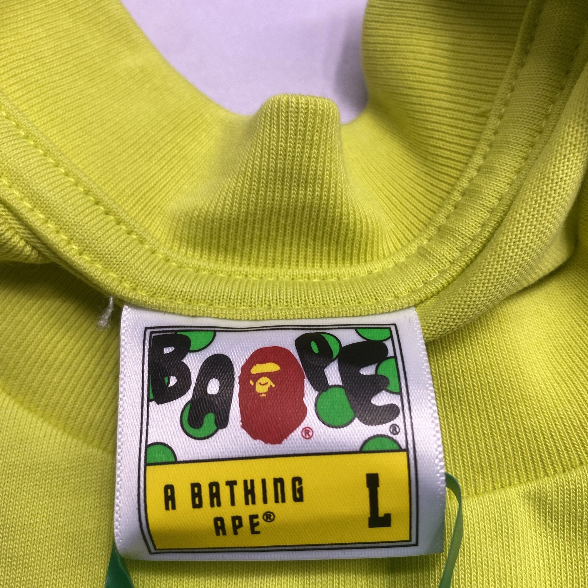 Bape A Bathing Ape Monkey Graphic T-Shirt Yellow Size L Size US L / EU 52-54 / 3 - 3 Thumbnail