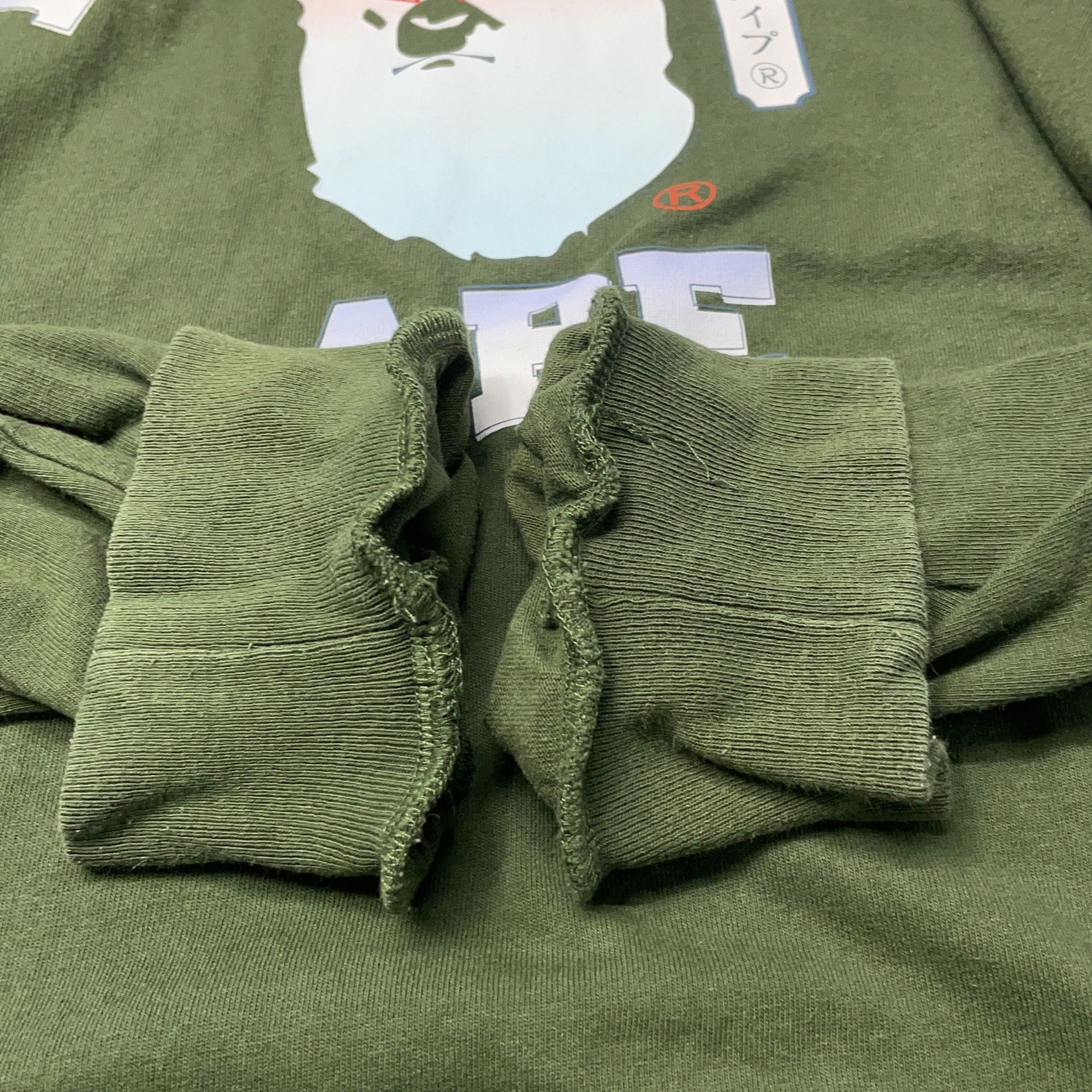 Bape A Bathing Ape Ape Head Graphic Long Sleeve T-Shirt L Size US L / EU 52-54 / 3 - 6 Thumbnail