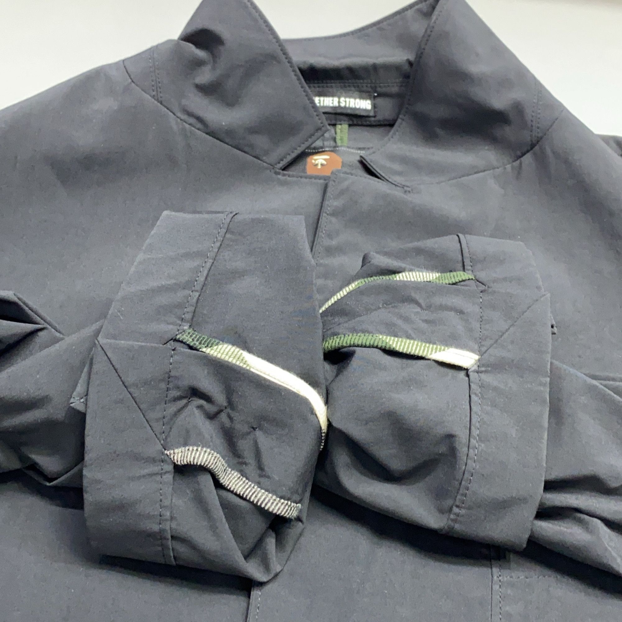Bape A BATHING APE Metal Badge Blazer US XL Size 42R - 15 Thumbnail