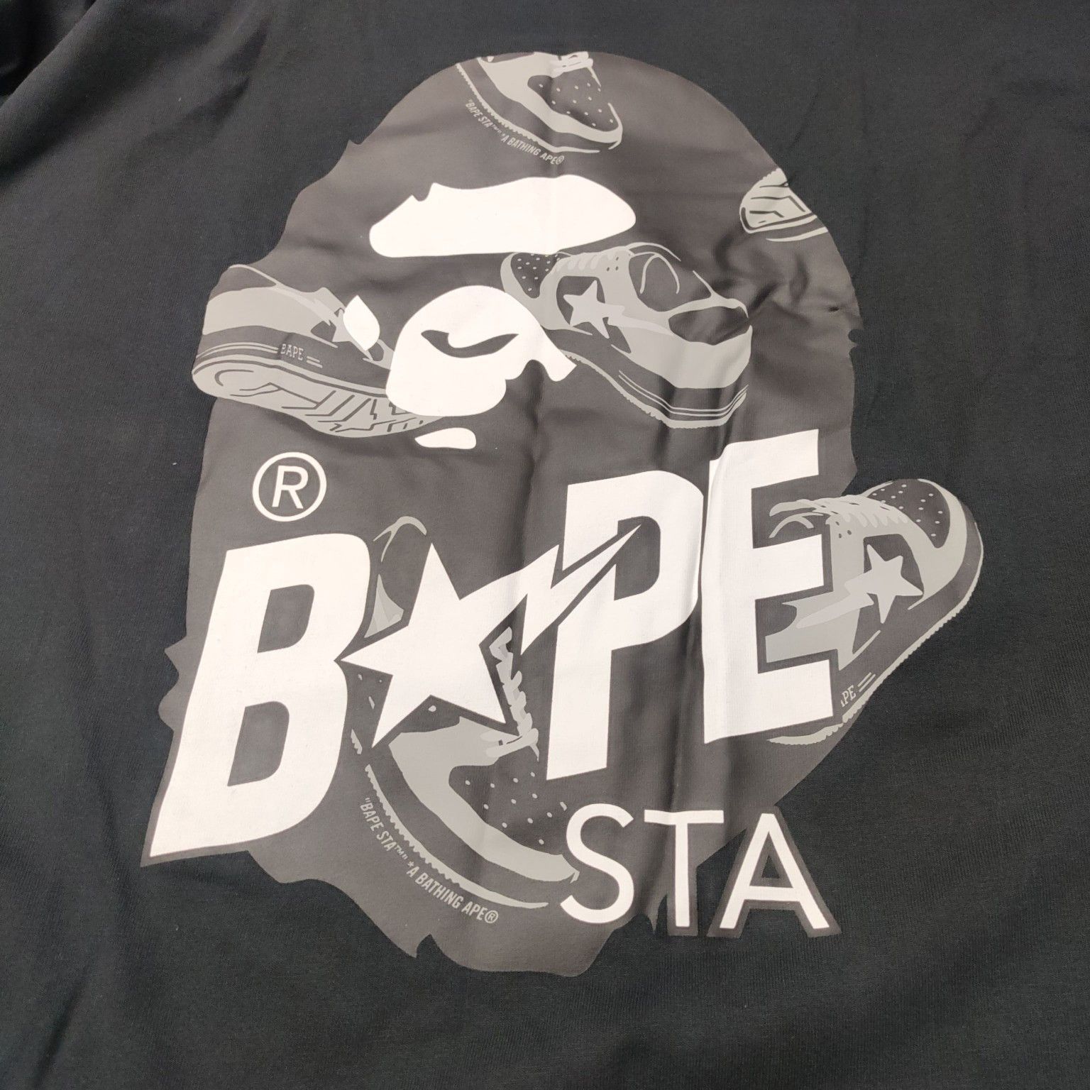 Bape A Bathing Ape Bape Sta Print T-Shirt Size XL Size US XL / EU 56 / 4 - 4 Thumbnail