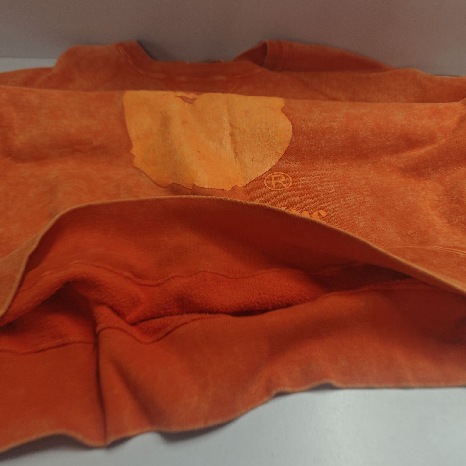Bape A Bathing Ape Orange Ape Head Sweatshirt XL Size US XL / EU 56 / 4 - 10 Thumbnail