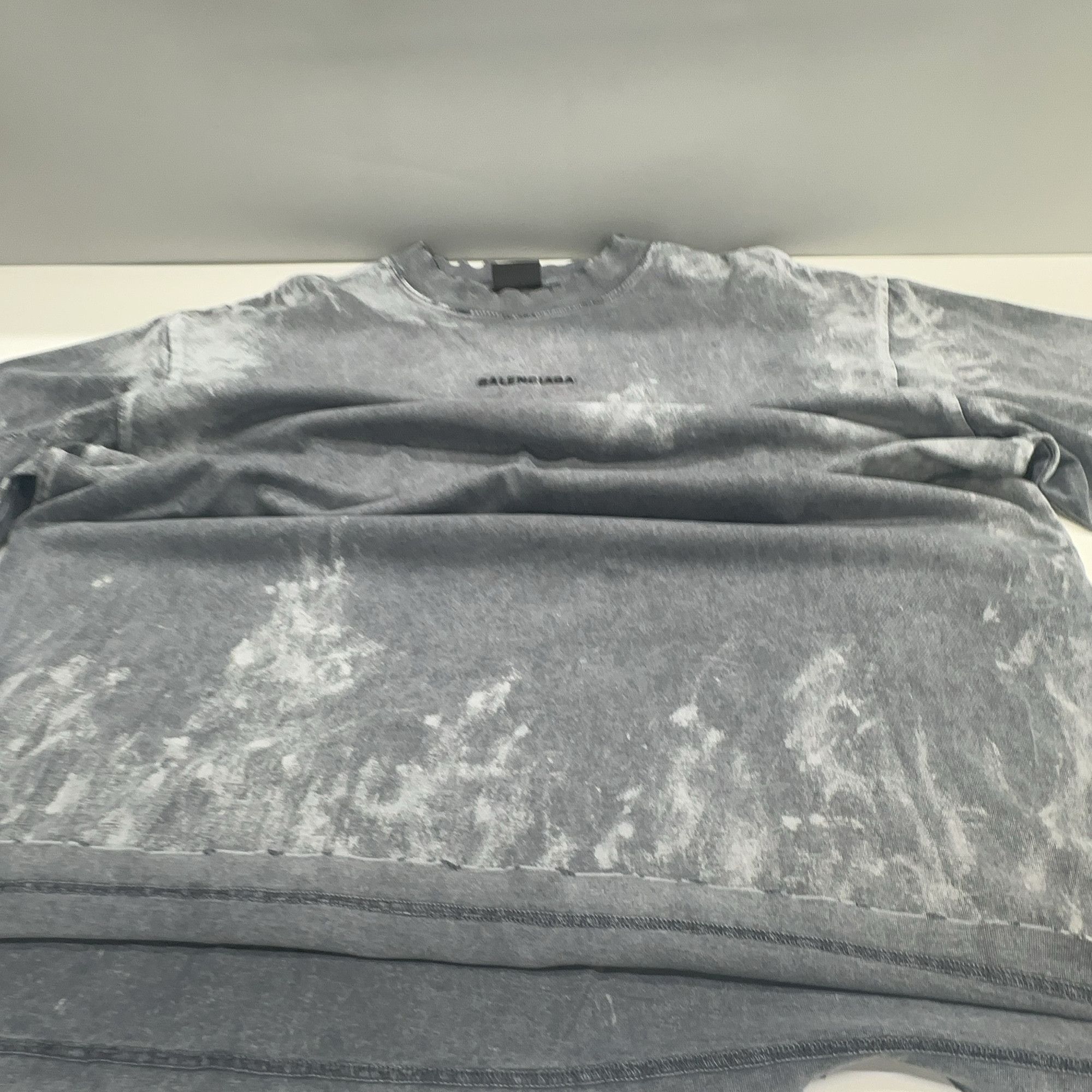 Balenciaga Balenciaga Embroidered Logo T-Shirt Size XL Size US XL / EU 56 / 4 - 7 Thumbnail