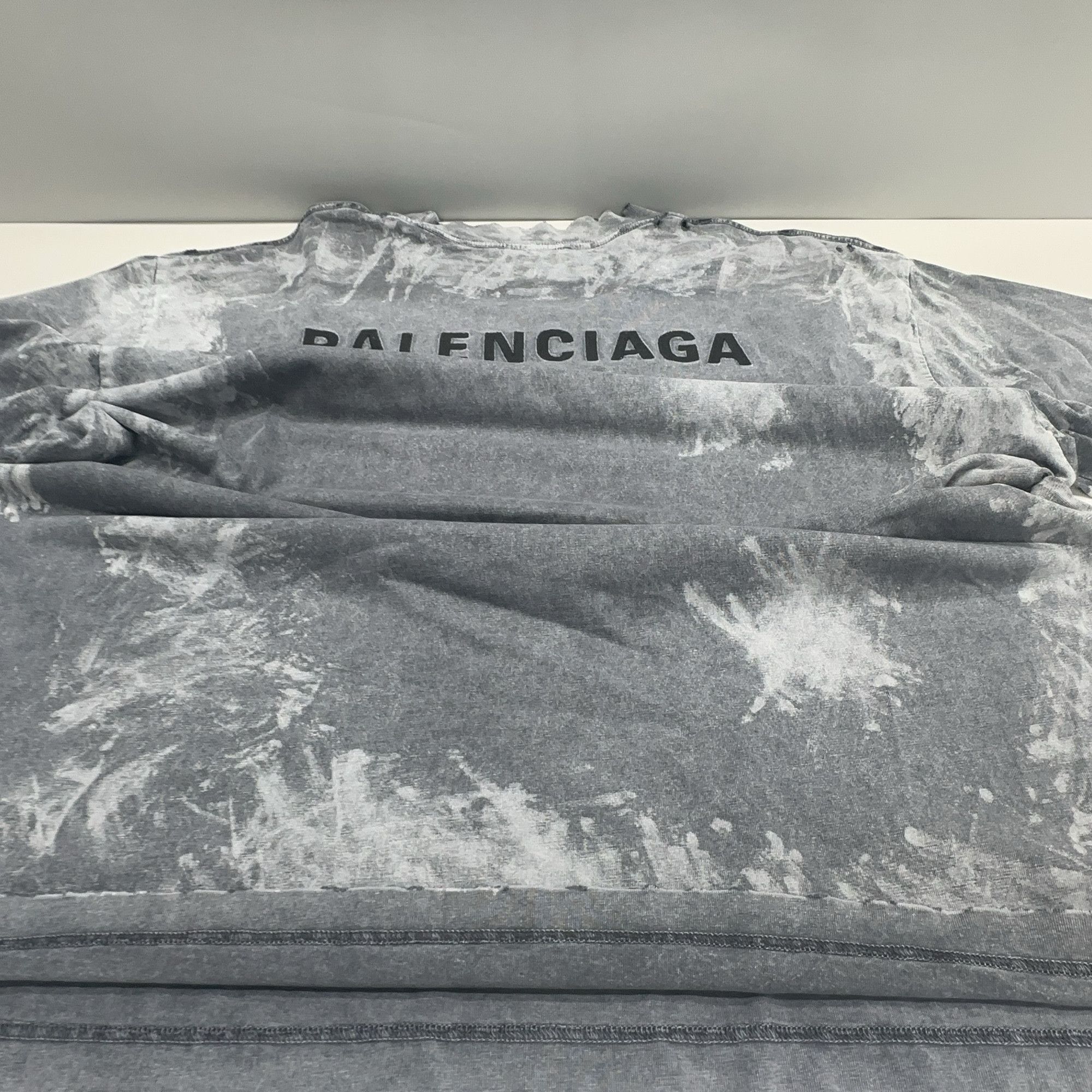 Balenciaga Balenciaga Embroidered Logo T-Shirt Size XL Size US XL / EU 56 / 4 - 9 Thumbnail