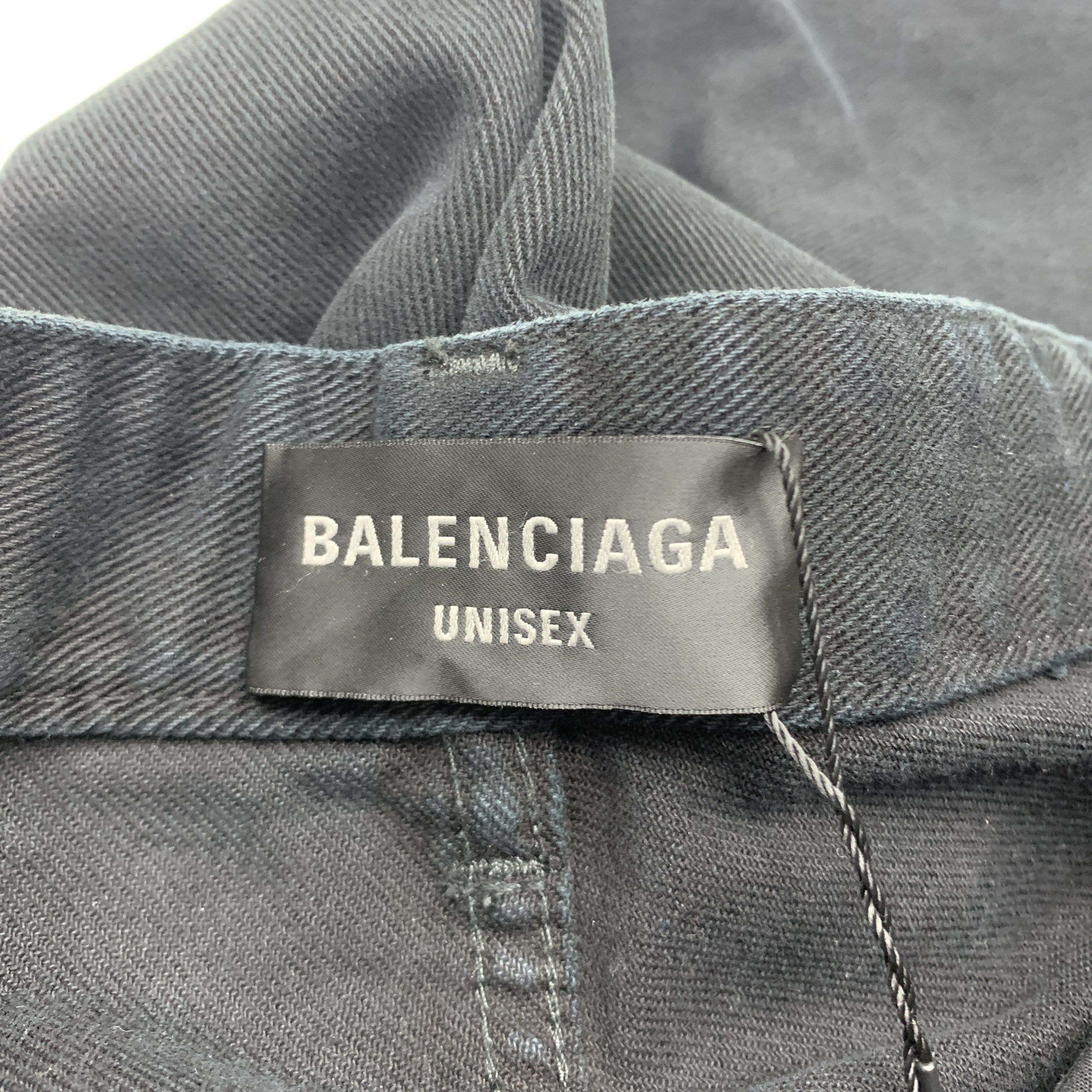 Balenciaga Balenciaga Logo Cargo Denim Pants Size 28 Size US 28 / EU 44 - 2 Thumbnail