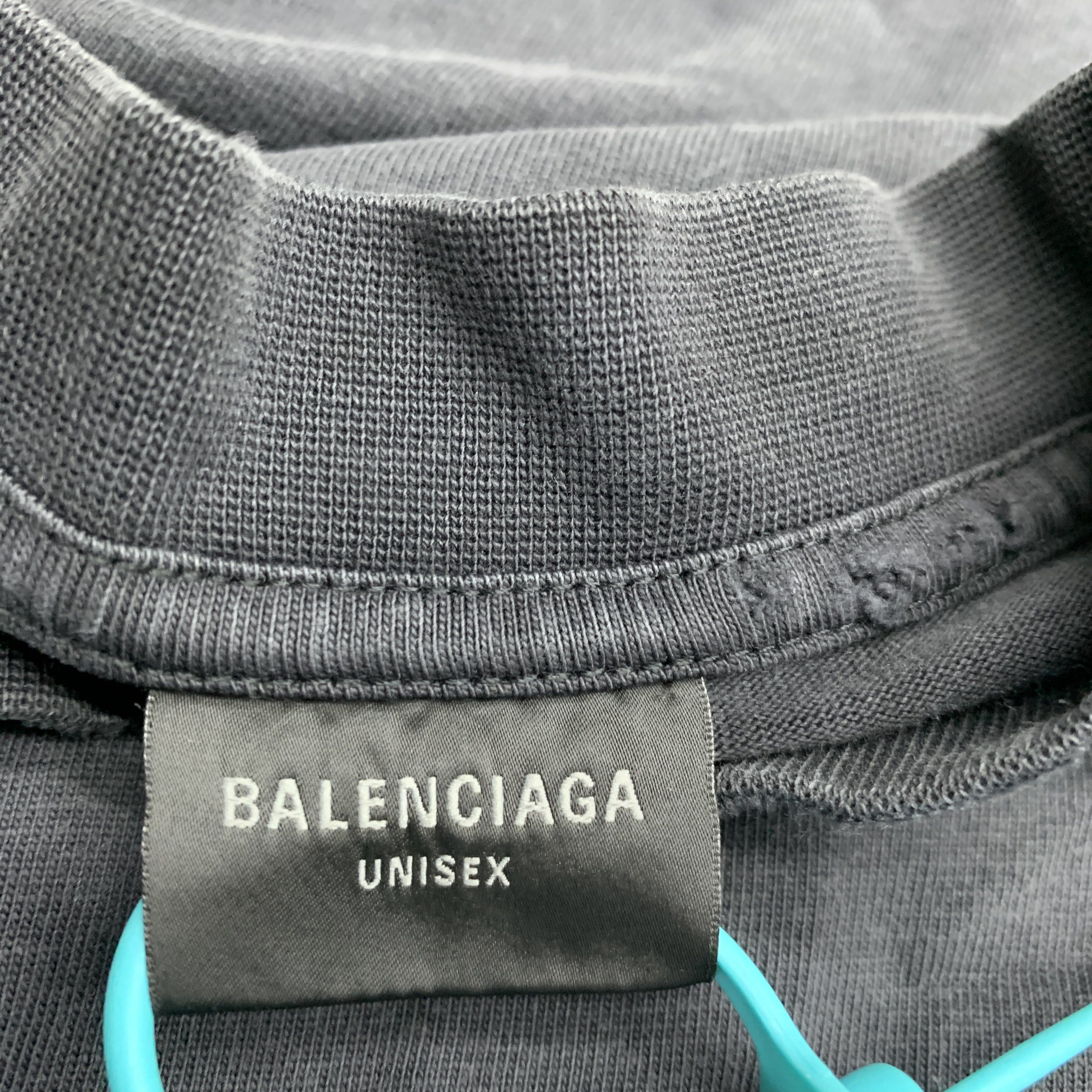 Balenciaga Balenciaga Graphic Logo T-Shirt Gray Size XS Size US XS / EU 42 / 0 - 2 Thumbnail