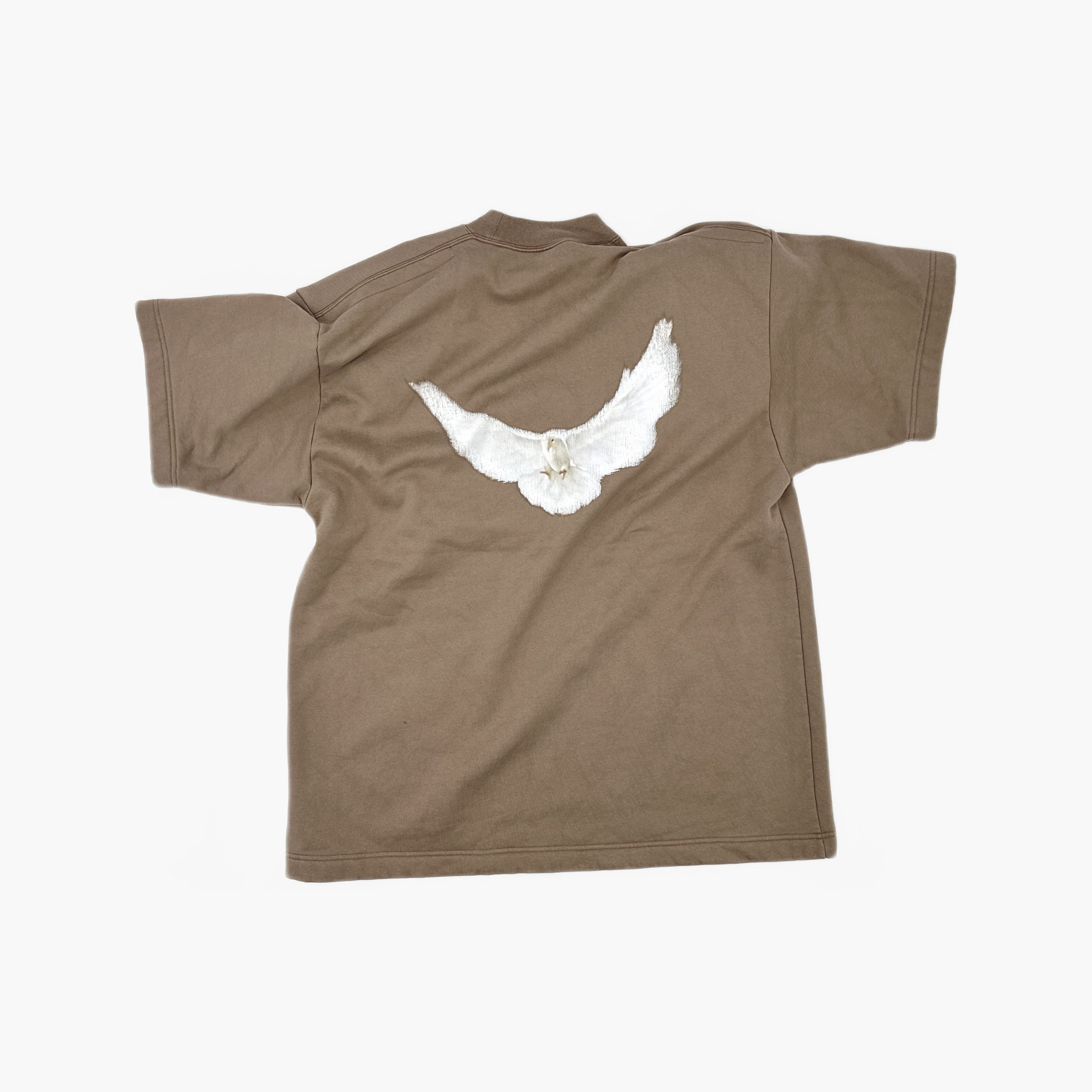 Yeezy Yeezy x Gap x Balenciaga Dove Short Sleeve Tee Brown Size M Size US M / EU 48-50 / 2 - 2 Thumbnail