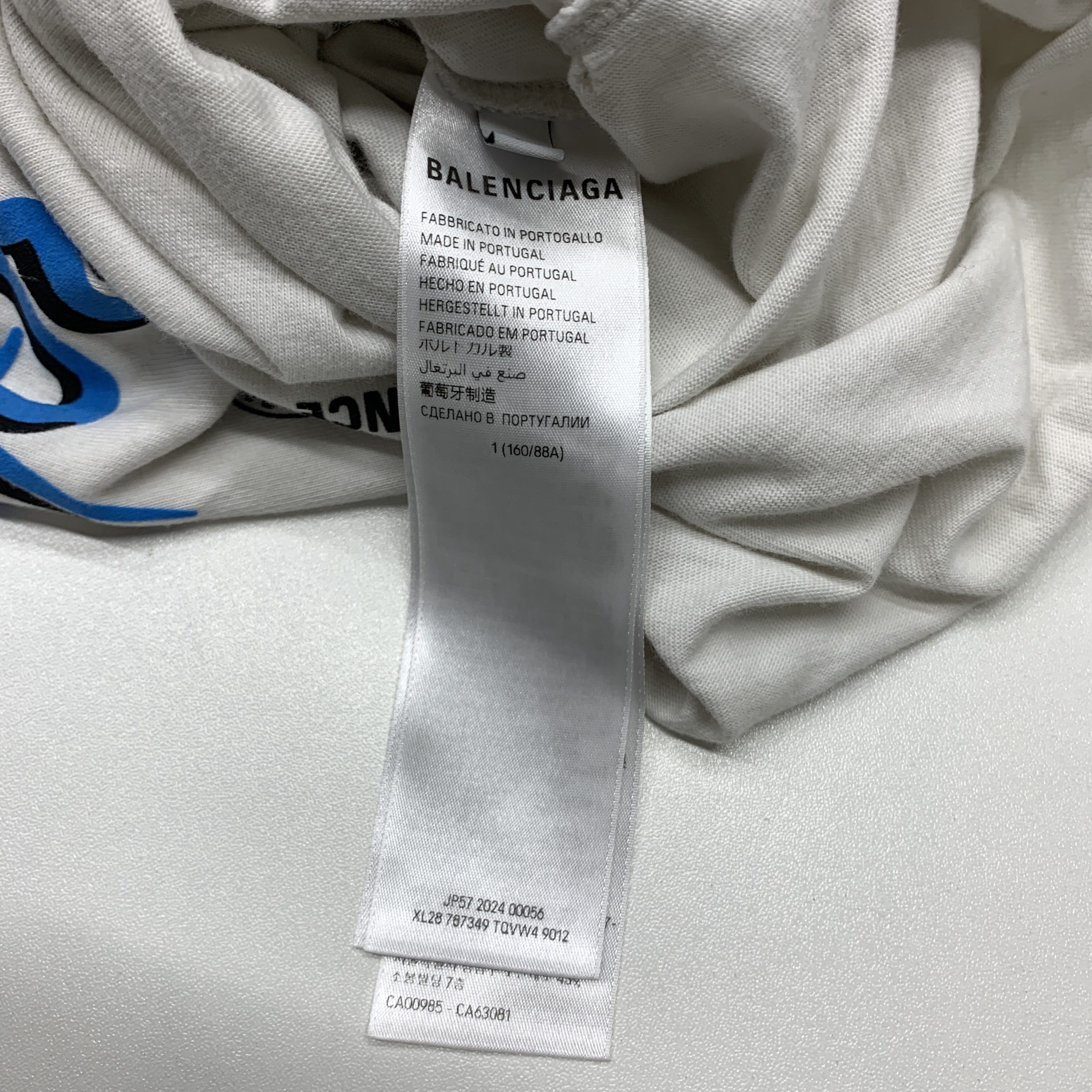 Balenciaga Balenciaga Graphic Print T-Shirt Size XS Size US XS / EU 42 / 0 - 3 Thumbnail