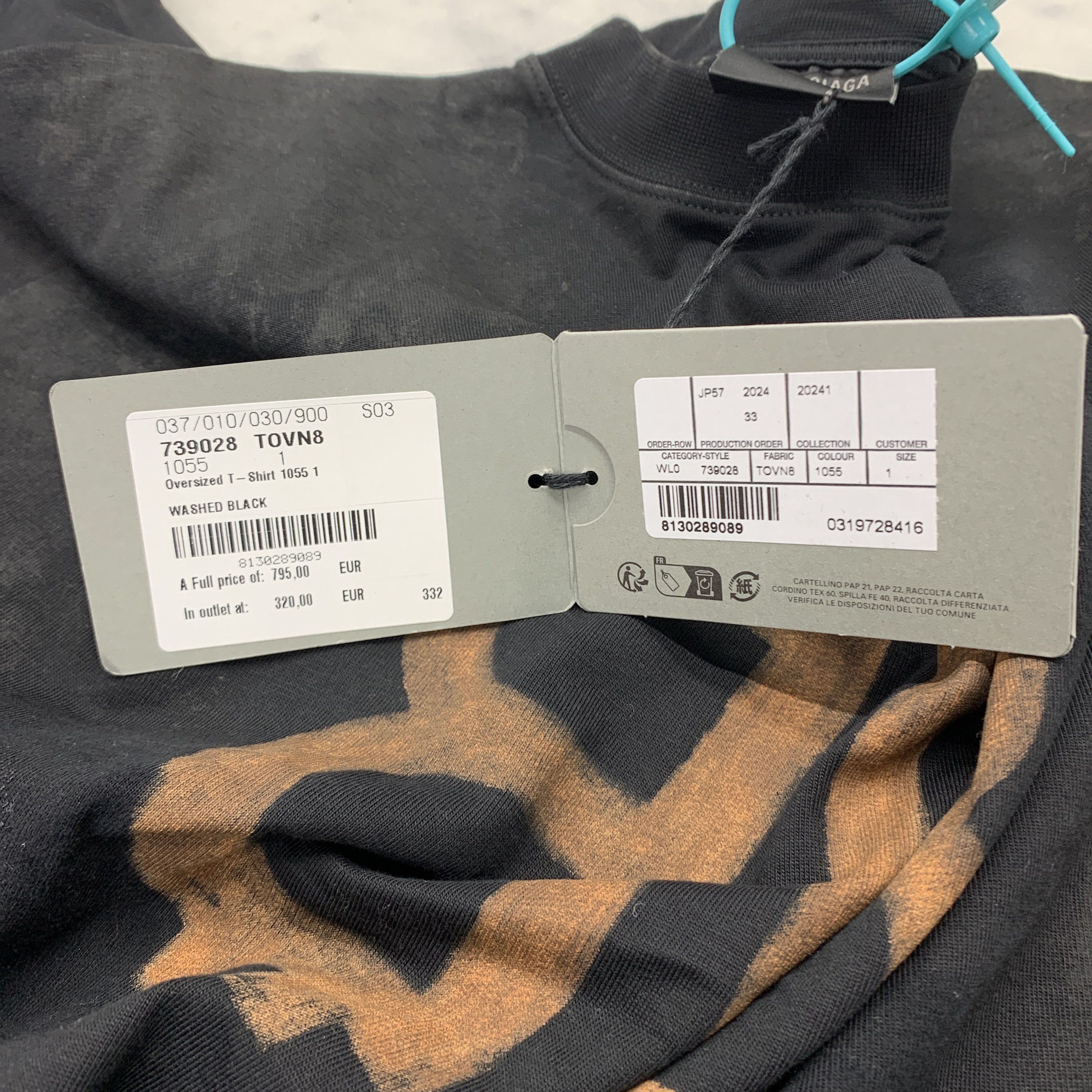 Balenciaga Balenciaga Logo Print T-Shirt Size 1 Size US S / EU 44-46 / 1 - 4 Thumbnail