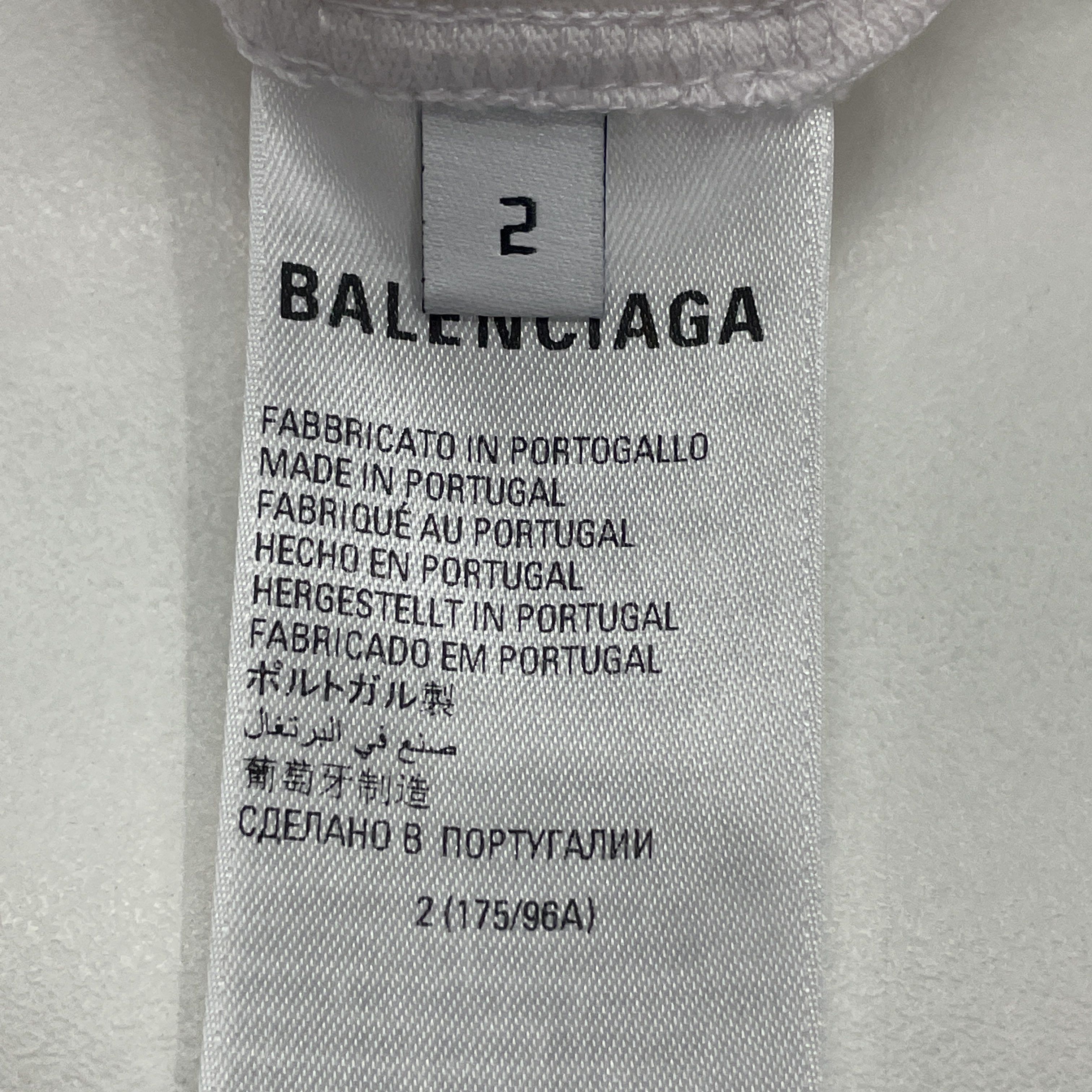 Balenciaga Balenciaga Logo Print T-Shirt Size 2 Size US M / EU 48-50 / 2 - 4 Thumbnail