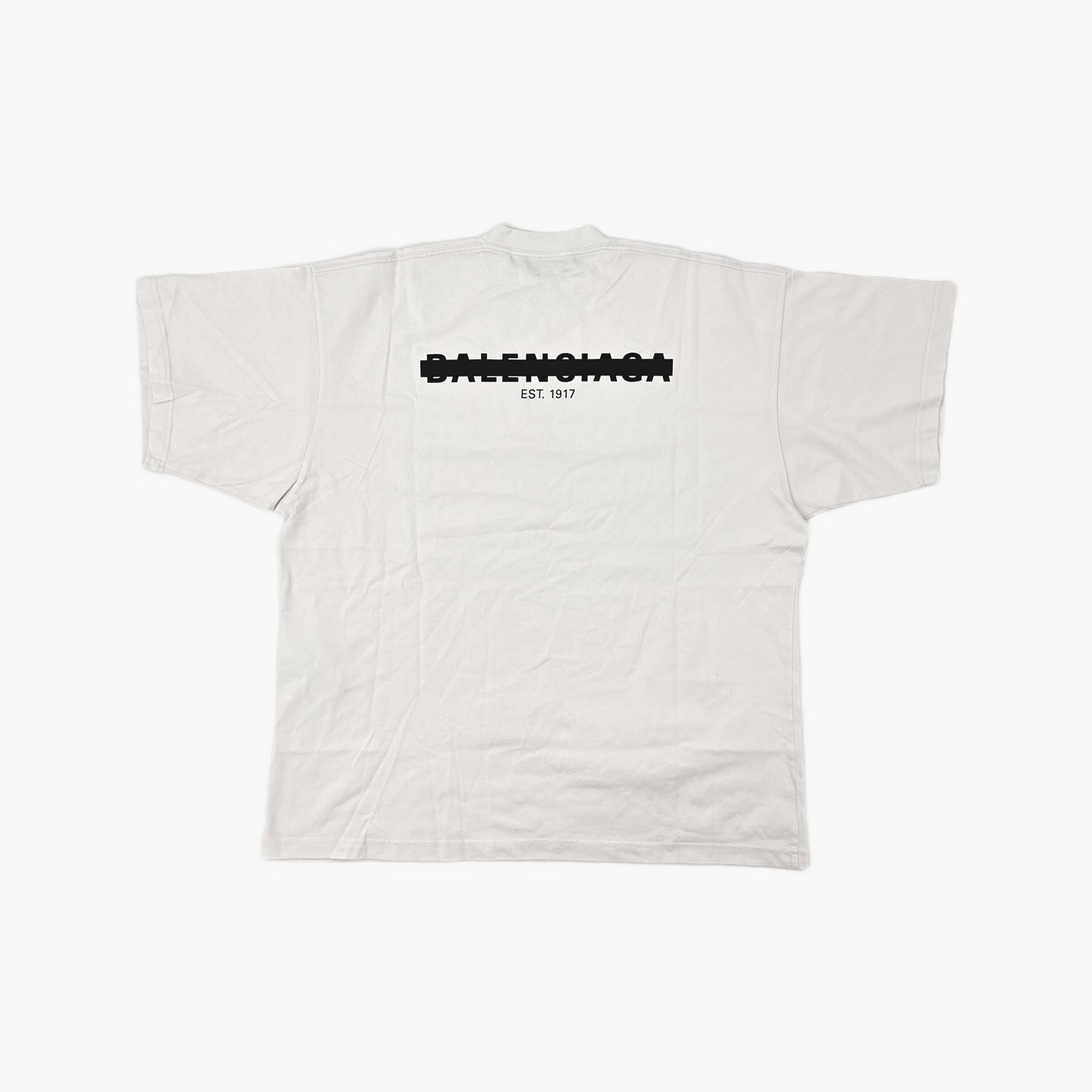 Balenciaga Balenciaga Logo Print T-Shirt Size 2 Size US M / EU 48-50 / 2 - 2 Thumbnail