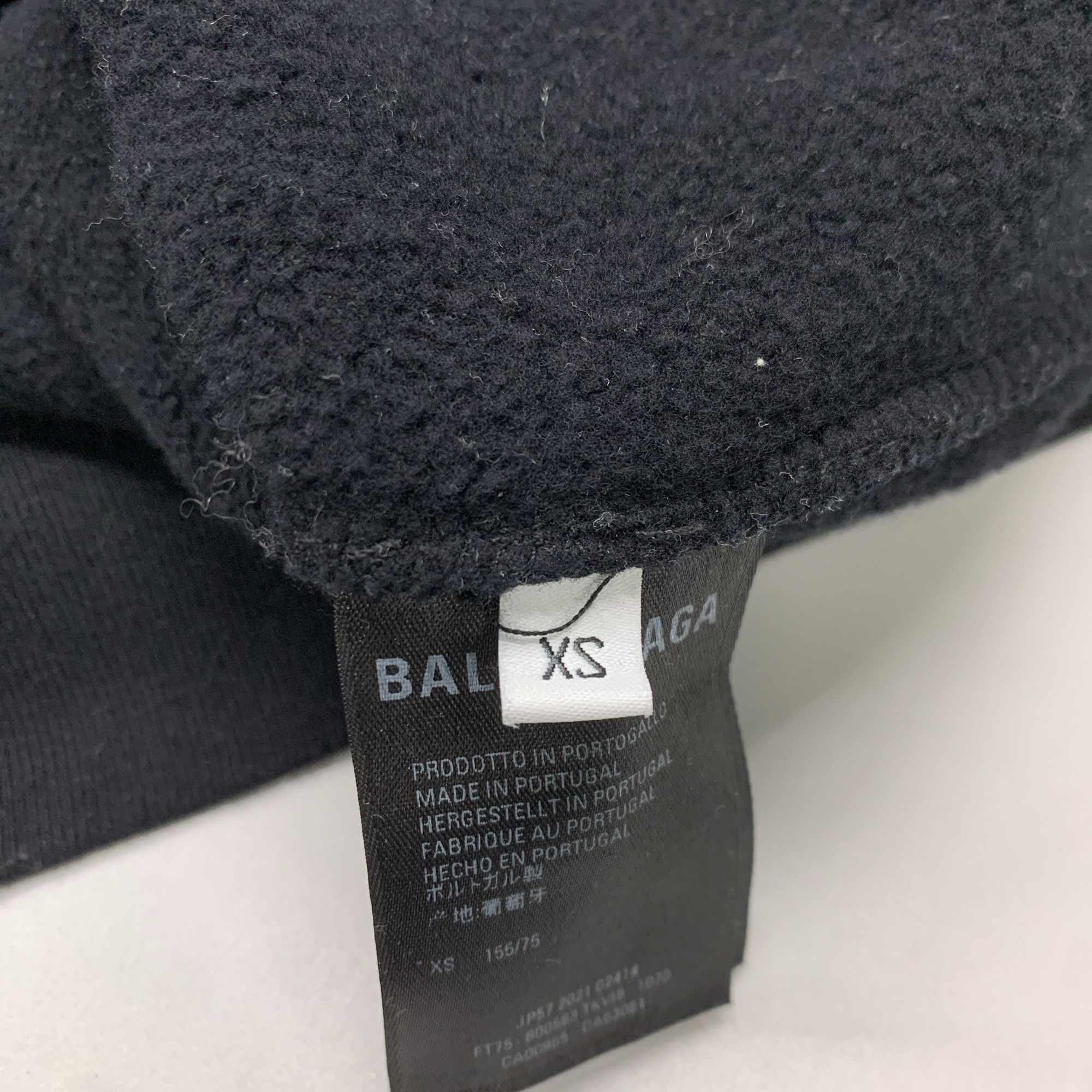 Balenciaga Balenciaga Logo Print Hoodie Black XS Size US XS / EU 42 / 0 - 4 Thumbnail