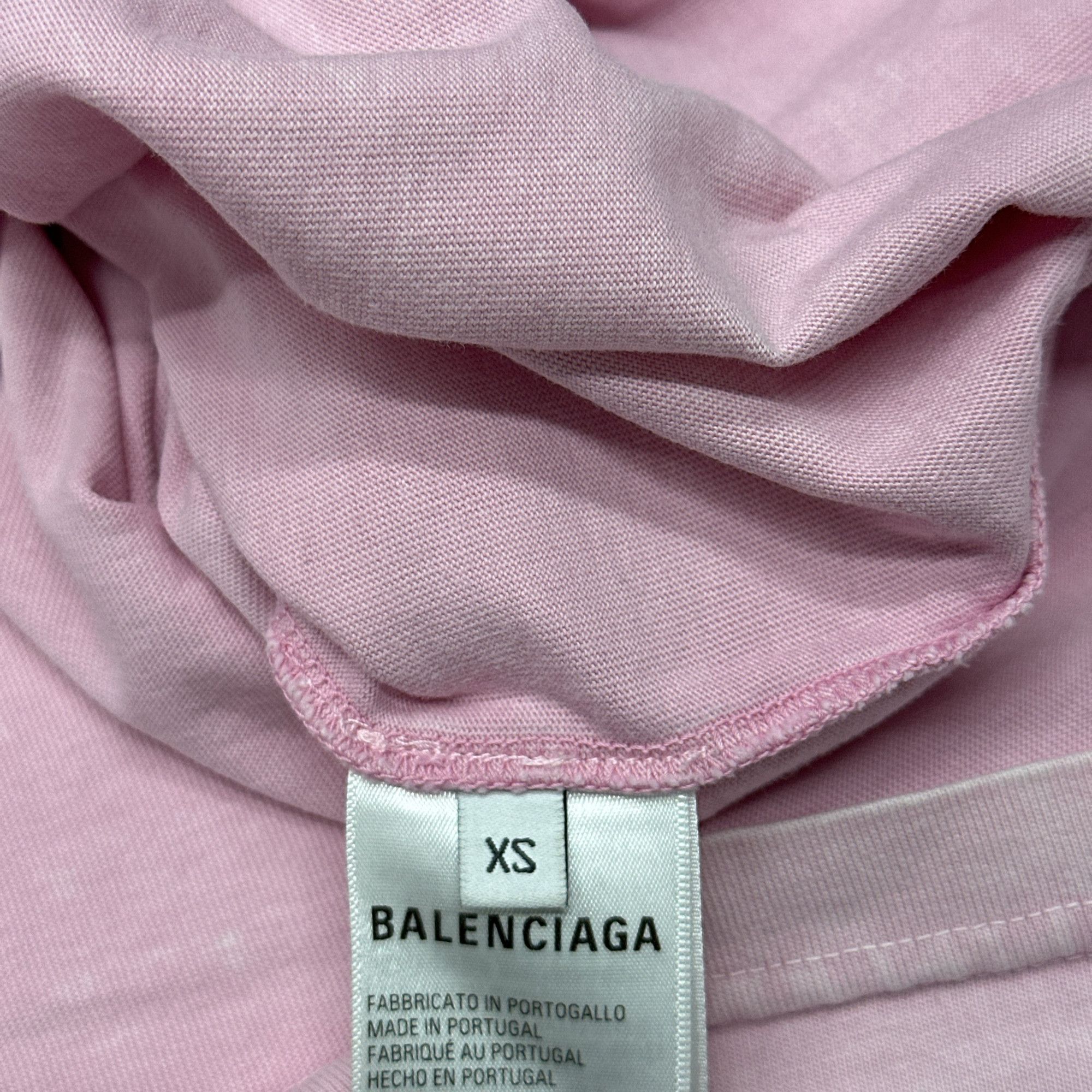Balenciaga Balenciaga Blurred Logo T-Shirt Size XS Size XS / US 0-2 / IT 36-38 - 4 Thumbnail