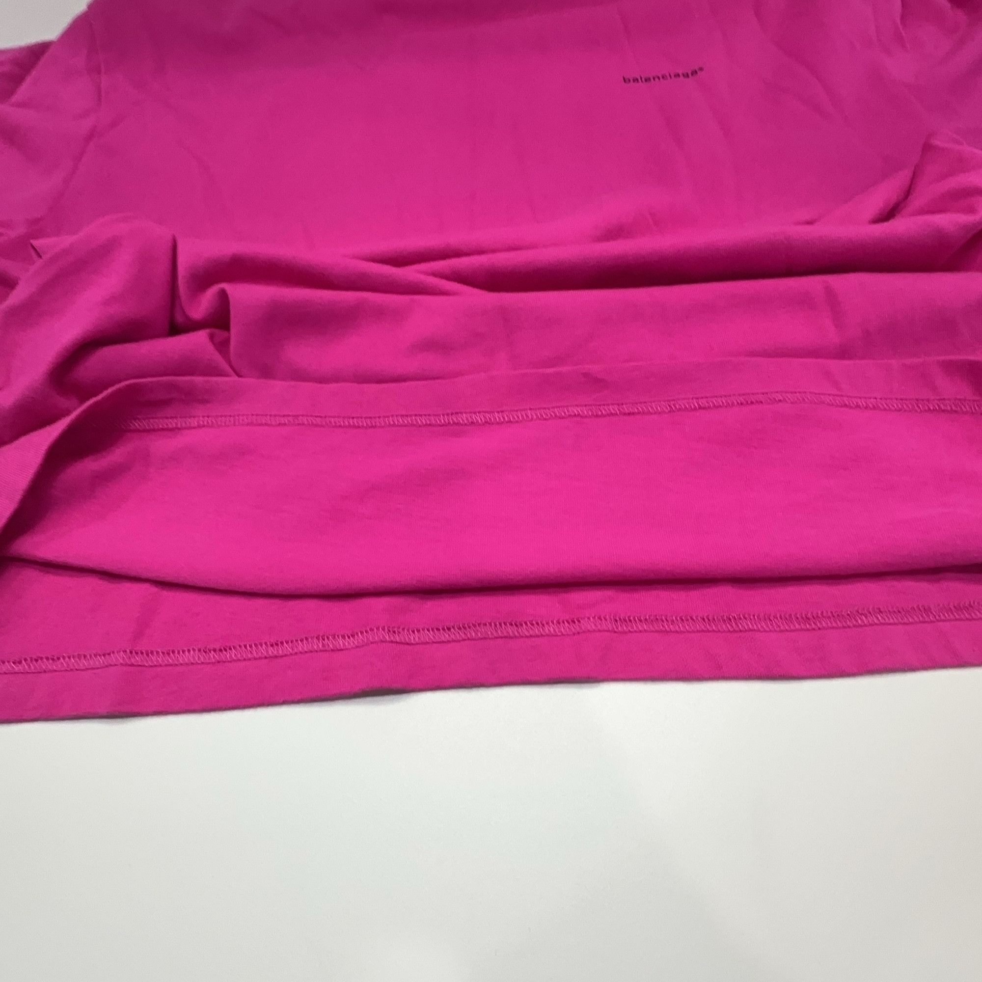 Balenciaga Balenciaga Pink Logo T-Shirt Size XS Size US XS / EU 42 / 0 - 6 Thumbnail
