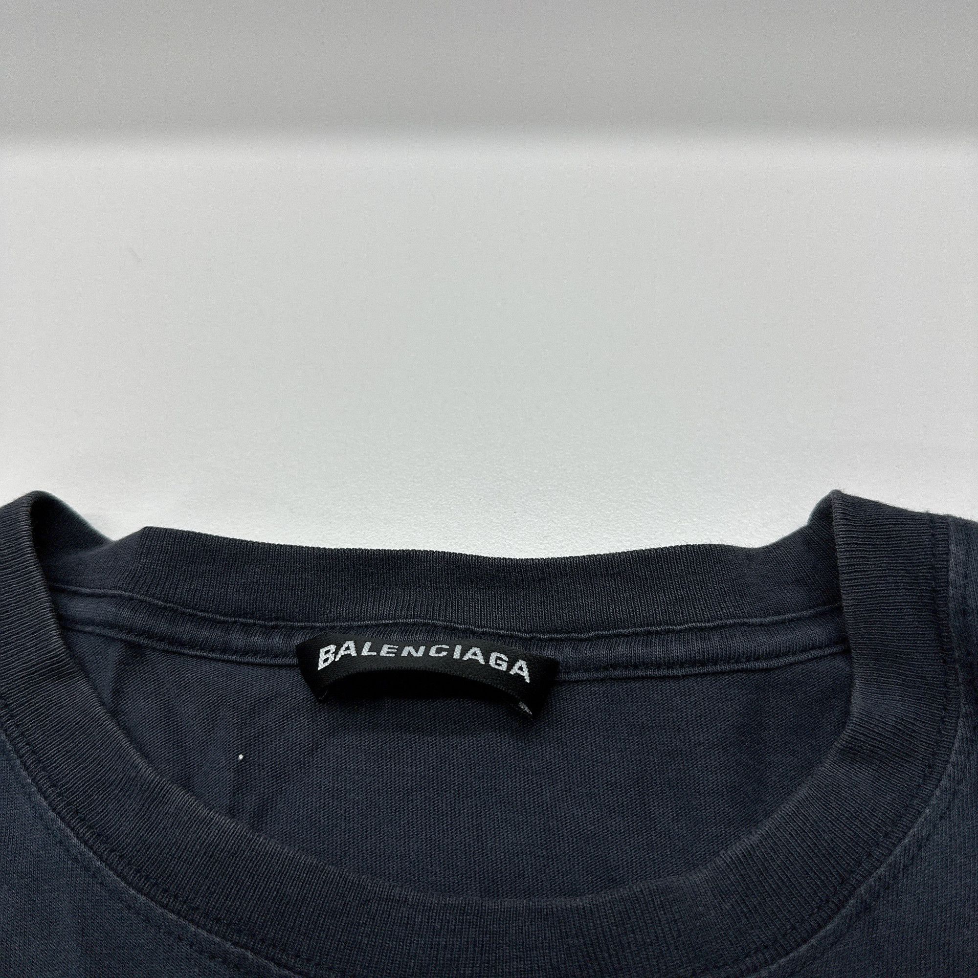 Balenciaga Balenciaga Logo Print T-Shirt XS Size US XS / EU 42 / 0 - 3 Thumbnail