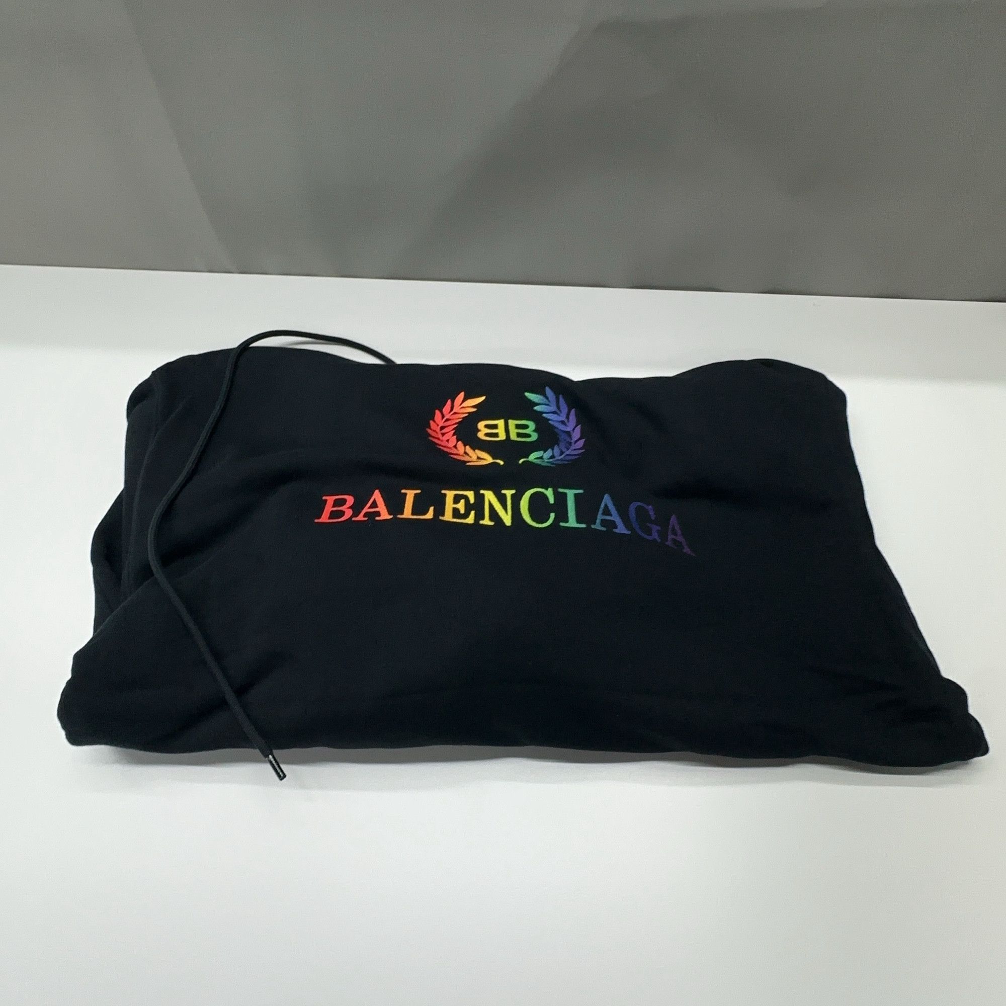 Balenciaga Balenciaga Rainbow Logo Hoodie XS Size US XS / EU 42 / 0 - 13 Thumbnail