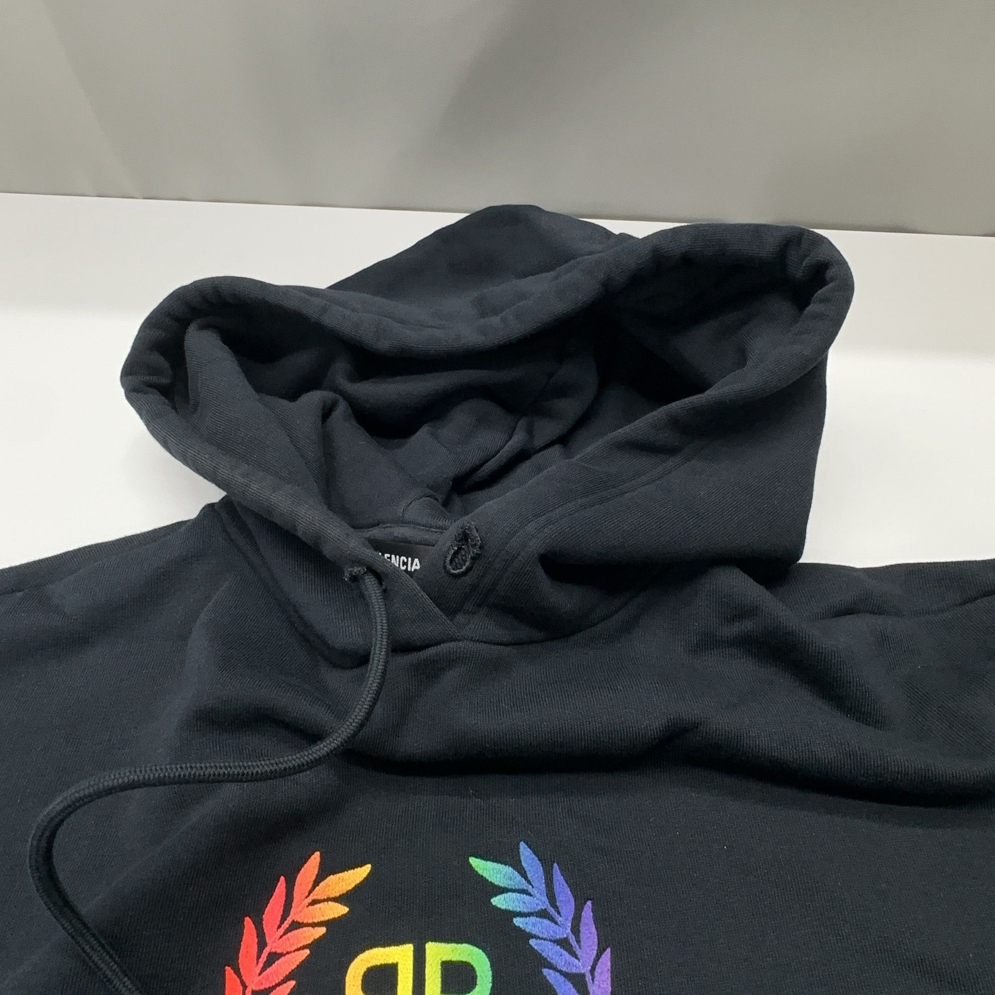 Balenciaga Balenciaga Rainbow Logo Hoodie XS Size US XS / EU 42 / 0 - 6 Thumbnail