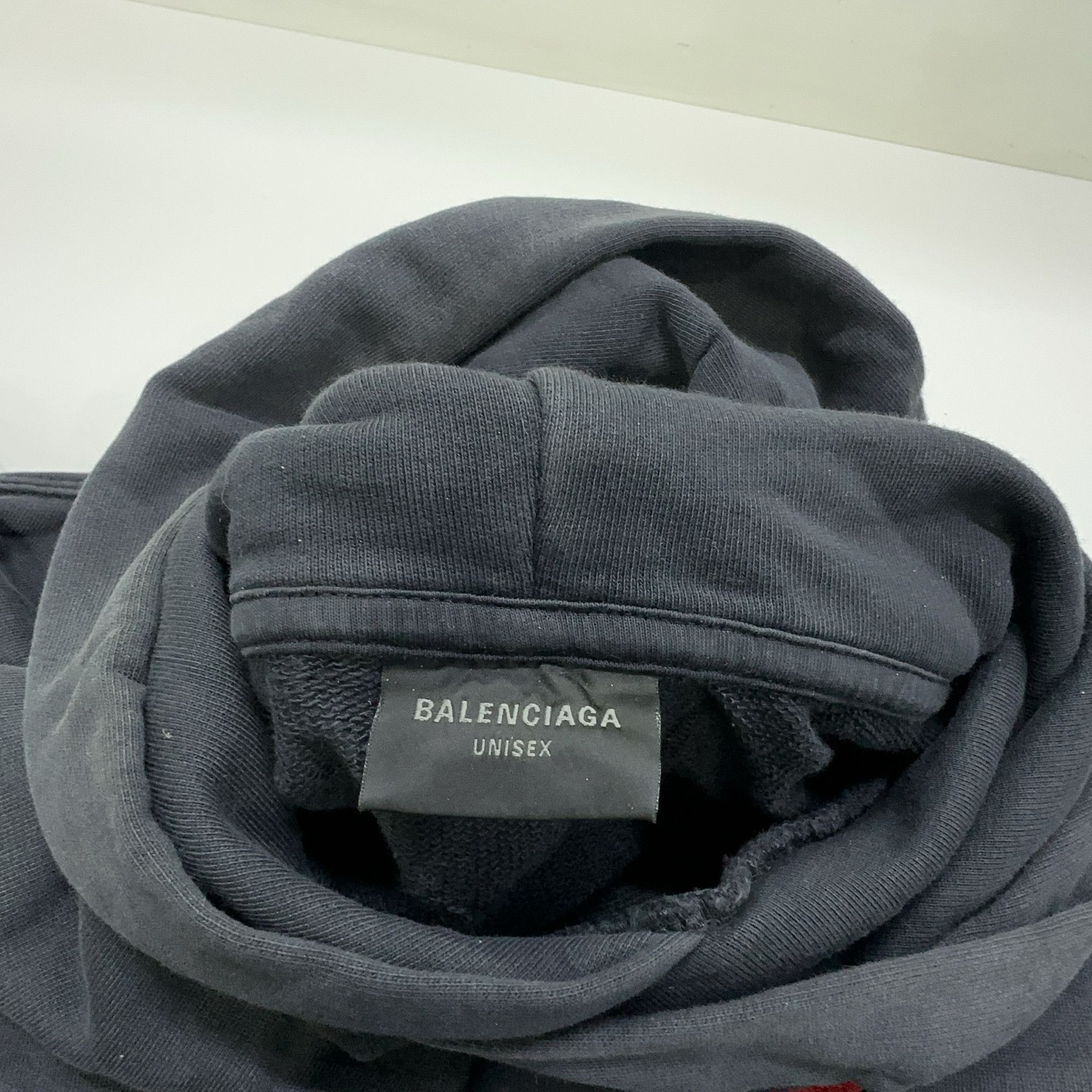 Balenciaga Balenciaga Red Logo Hoodie Size L Size US L / EU 52-54 / 3 - 5 Thumbnail