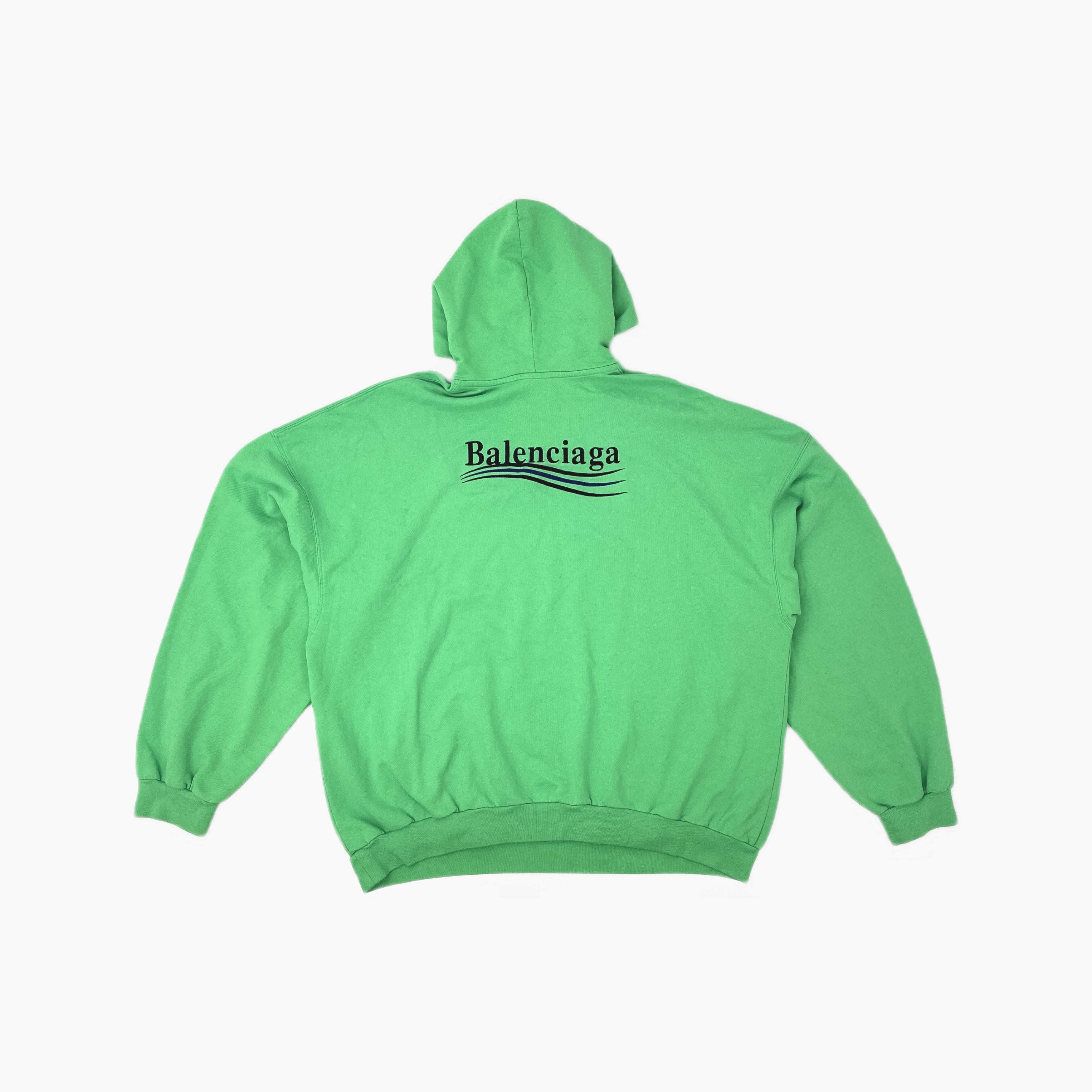 Balenciaga Balenciaga Wave Logo Hoodie Size XL Size US XL / EU 56 / 4 - 2 Thumbnail