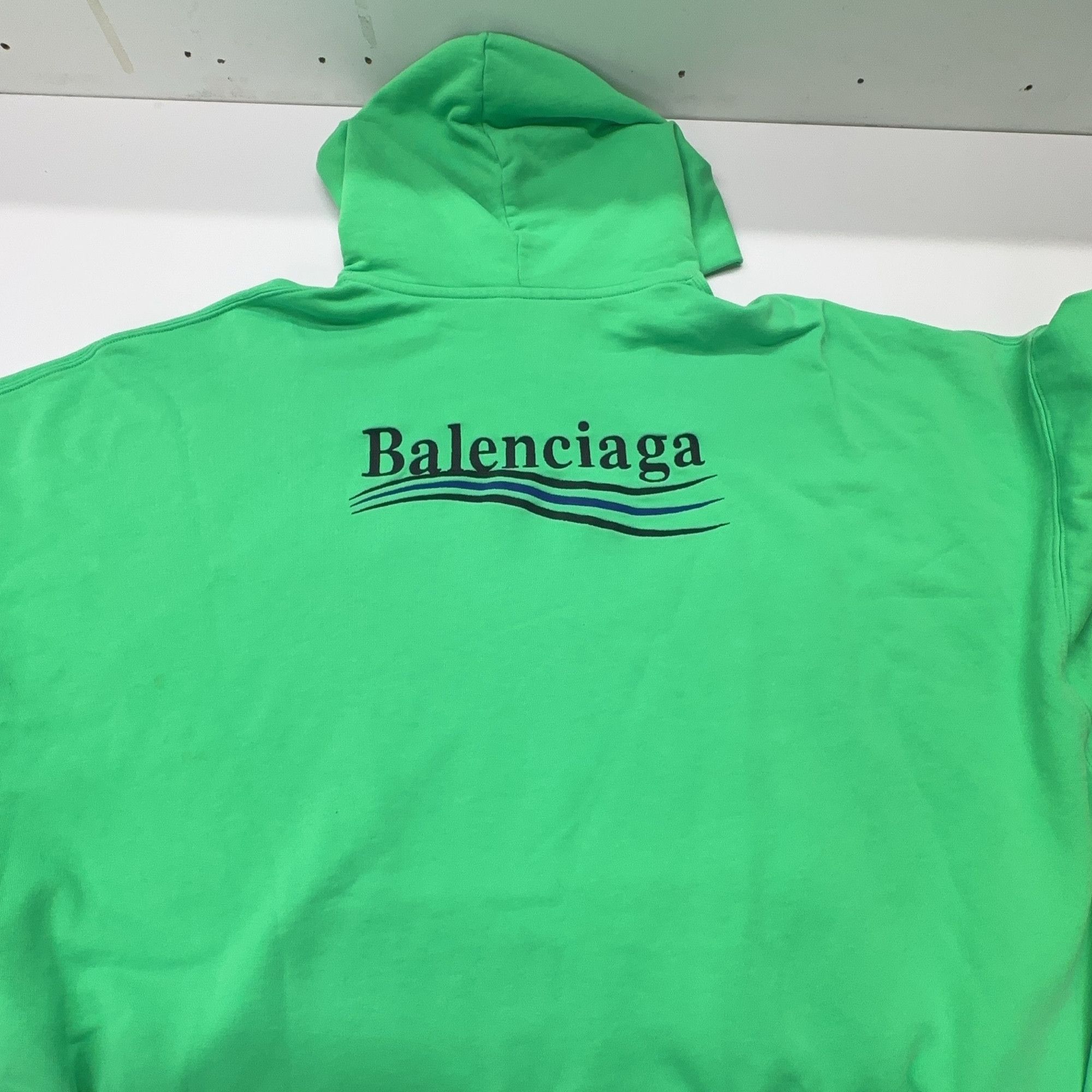 Balenciaga Balenciaga Wave Logo Hoodie Size XL Size US XL / EU 56 / 4 - 12 Thumbnail