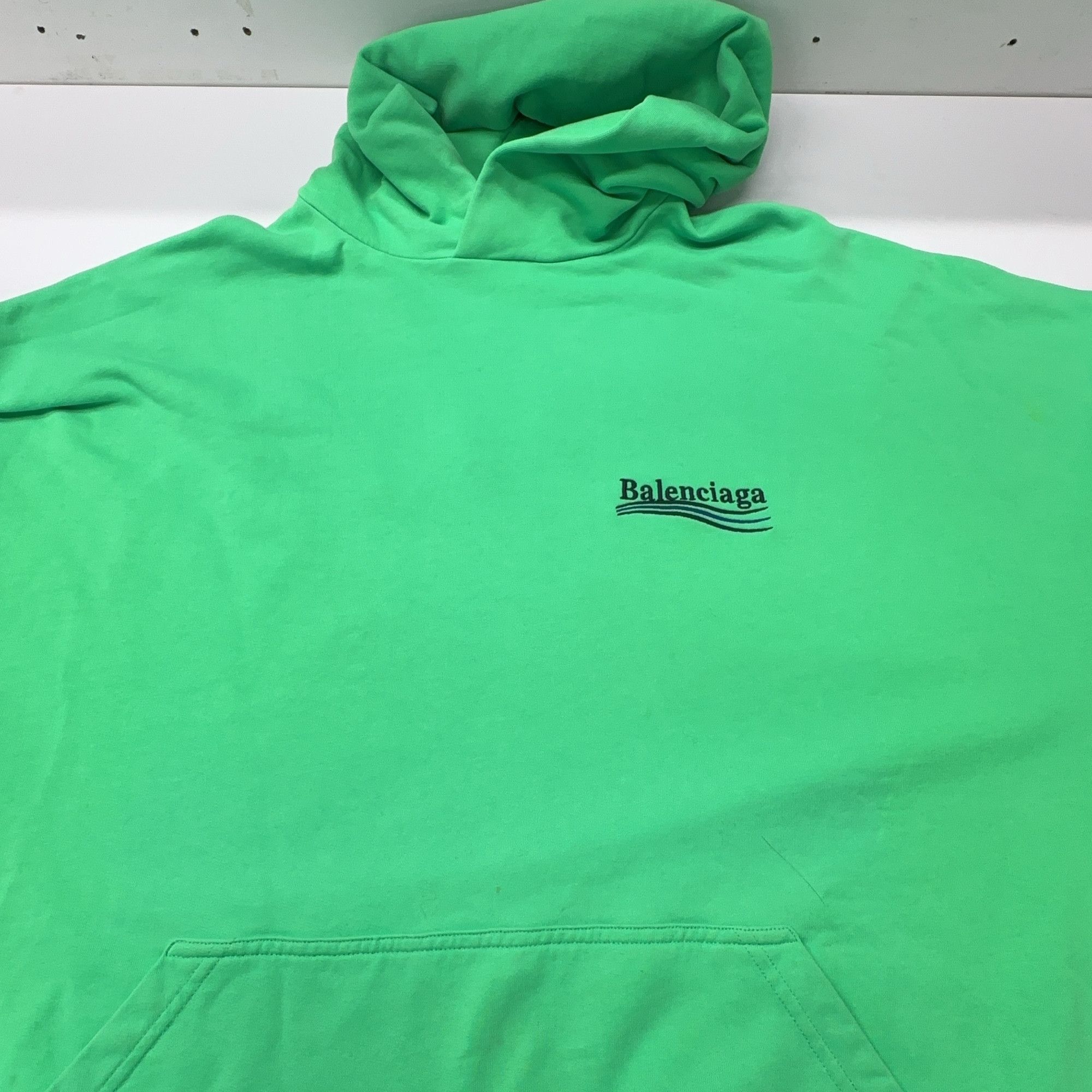 Balenciaga Balenciaga Wave Logo Hoodie Size XL Size US XL / EU 56 / 4 - 7 Thumbnail