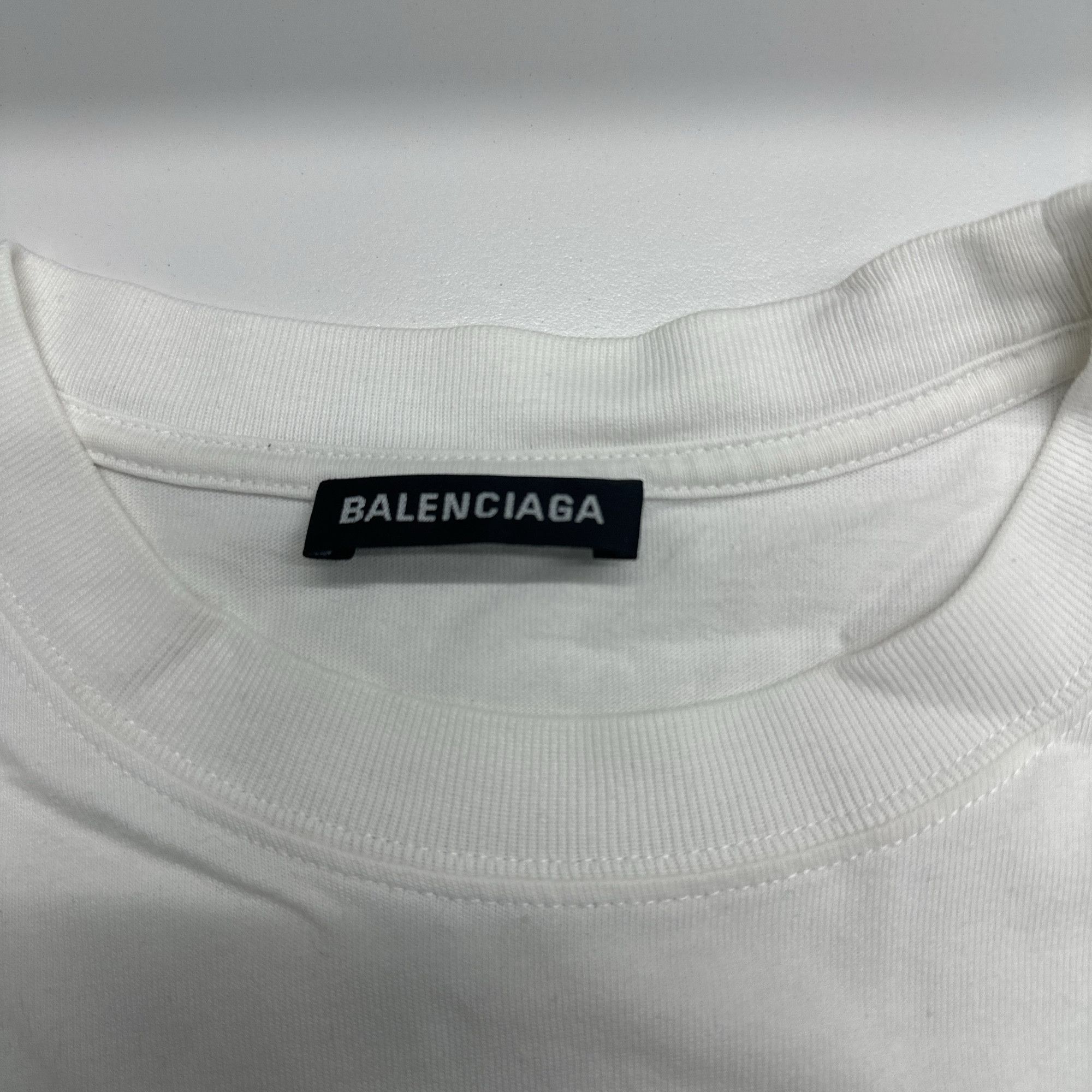 Balenciaga Balenciaga Graphic Print Logo T-Shirt Size S Size US S / EU 44-46 / 1 - 3 Thumbnail