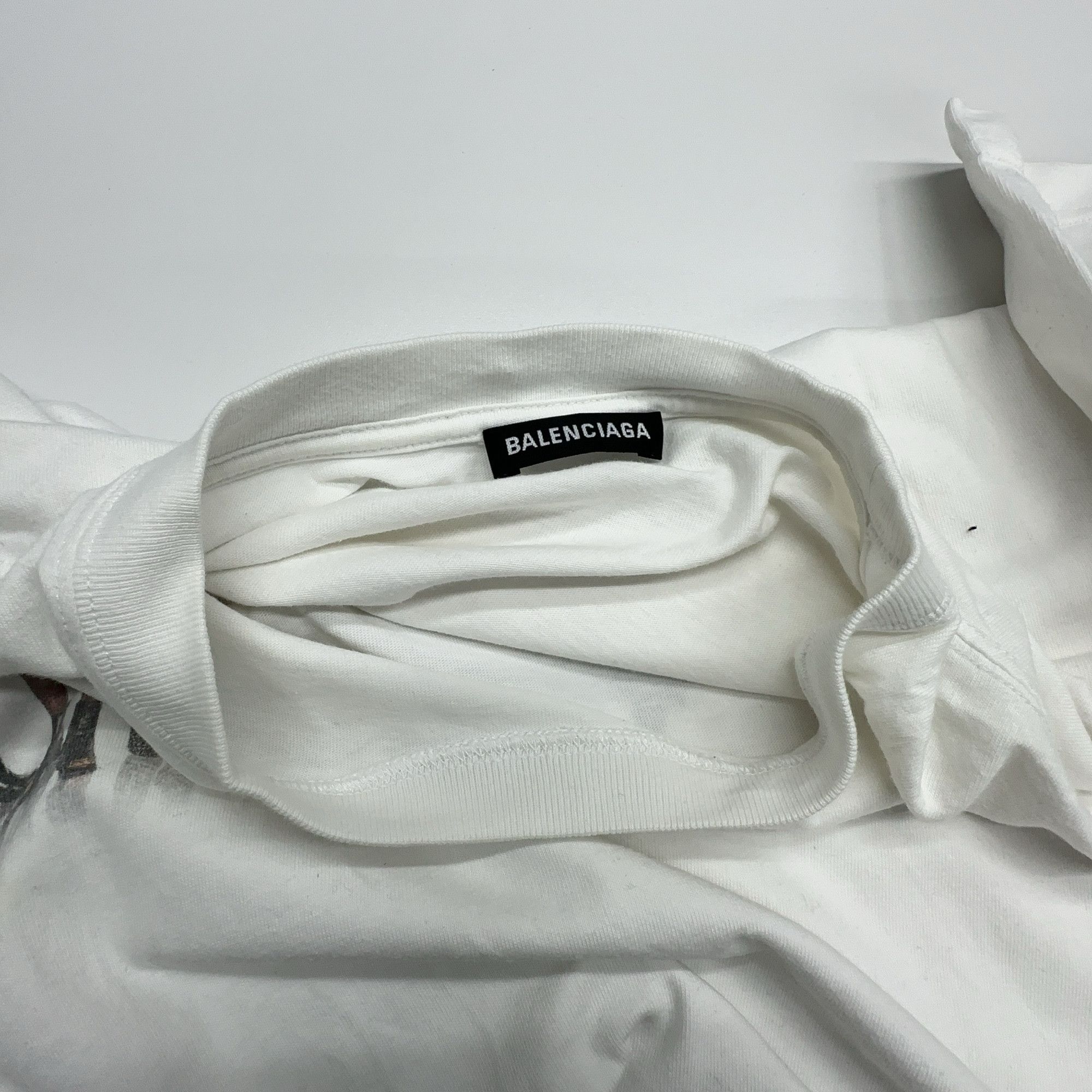 Balenciaga Balenciaga Graphic Print Logo T-Shirt Size S Size US S / EU 44-46 / 1 - 5 Thumbnail