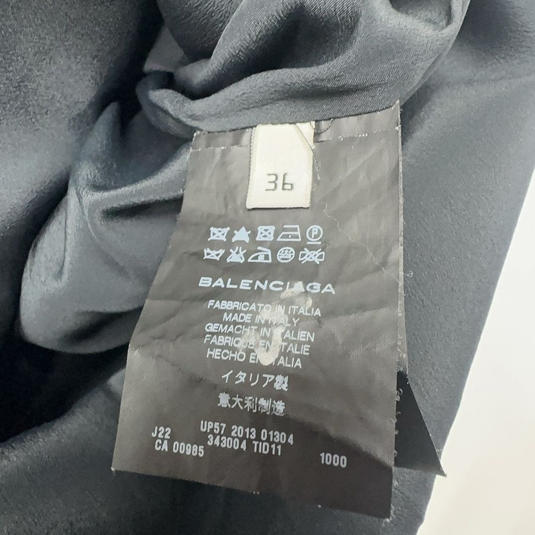 Balenciaga Balenciaga Black Mini Skirt Size FR 36 Size 26" / US 2 / IT 38 - 4 Thumbnail