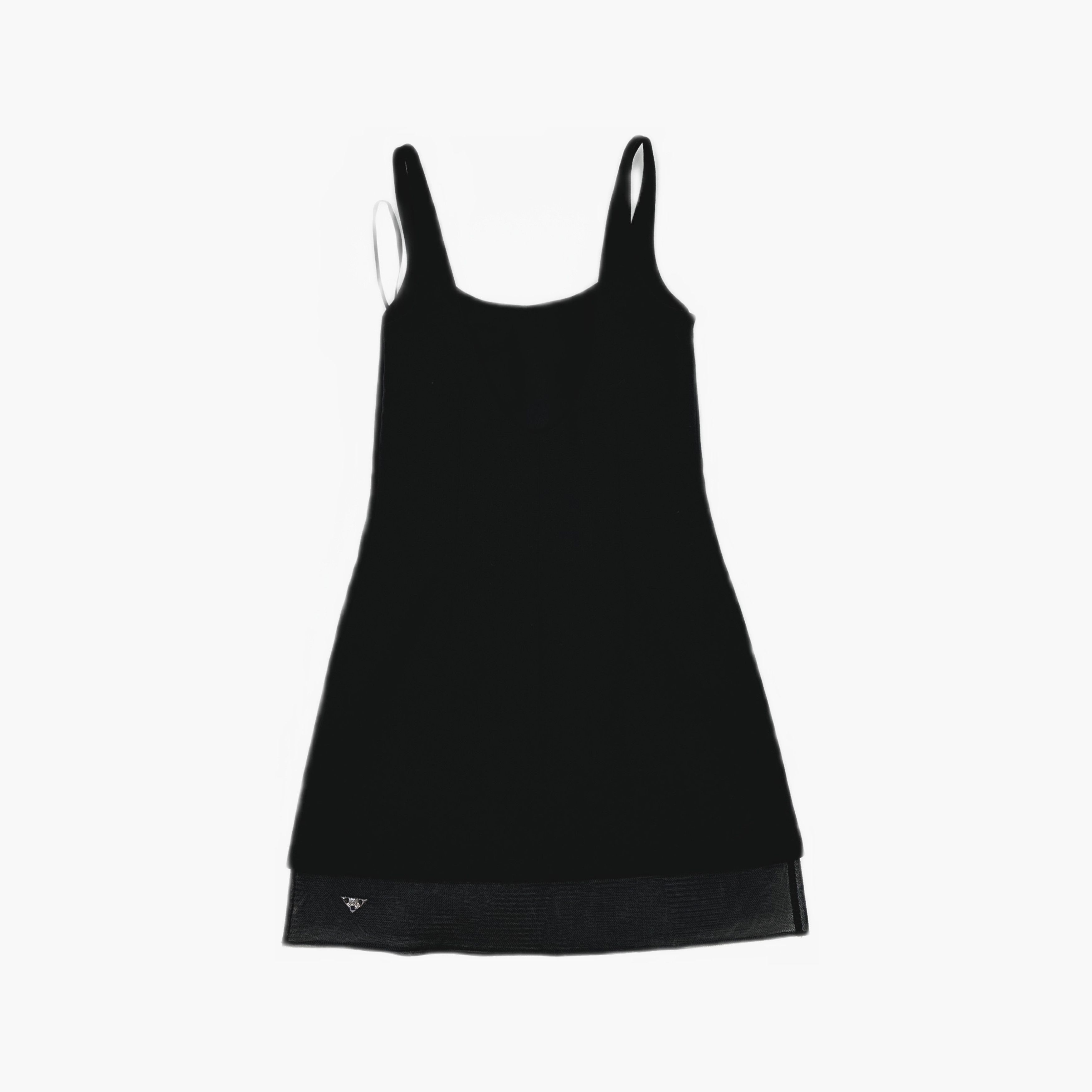 Prada Prada Black Logo Mini Dress Size 40 Size S / US 4 / IT 40 - 2 Thumbnail