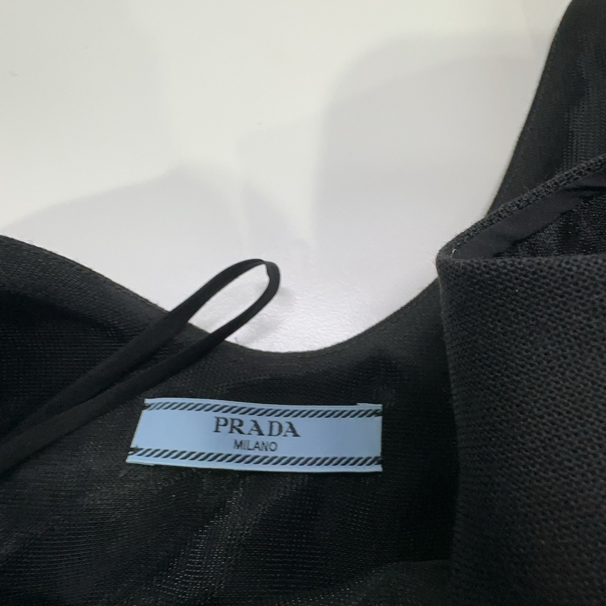 Prada Prada Black Logo Mini Dress Size 40 Size S / US 4 / IT 40 - 5 Thumbnail