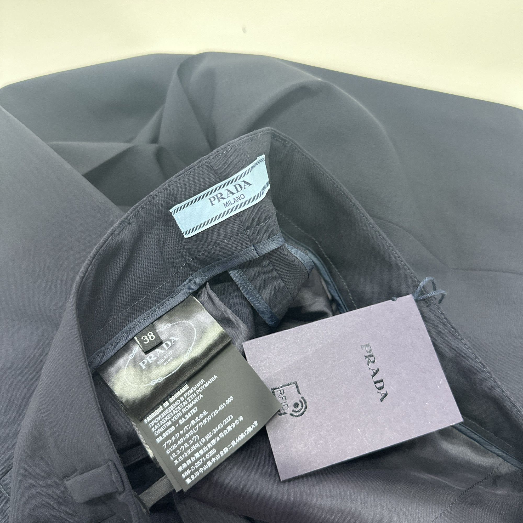 Prada Prada Solid Pants Size 38 Size 26" / US 2 / IT 38 - 4 Thumbnail