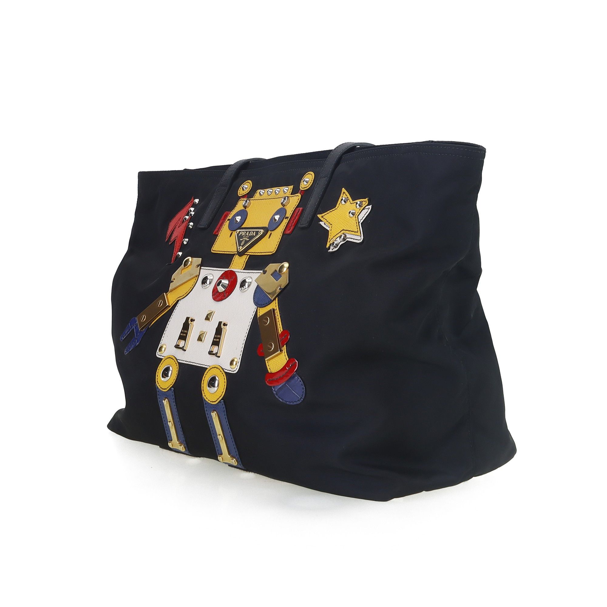 Prada Prada Robot Nylon Tote Bag Size ONE SIZE - 2 Thumbnail