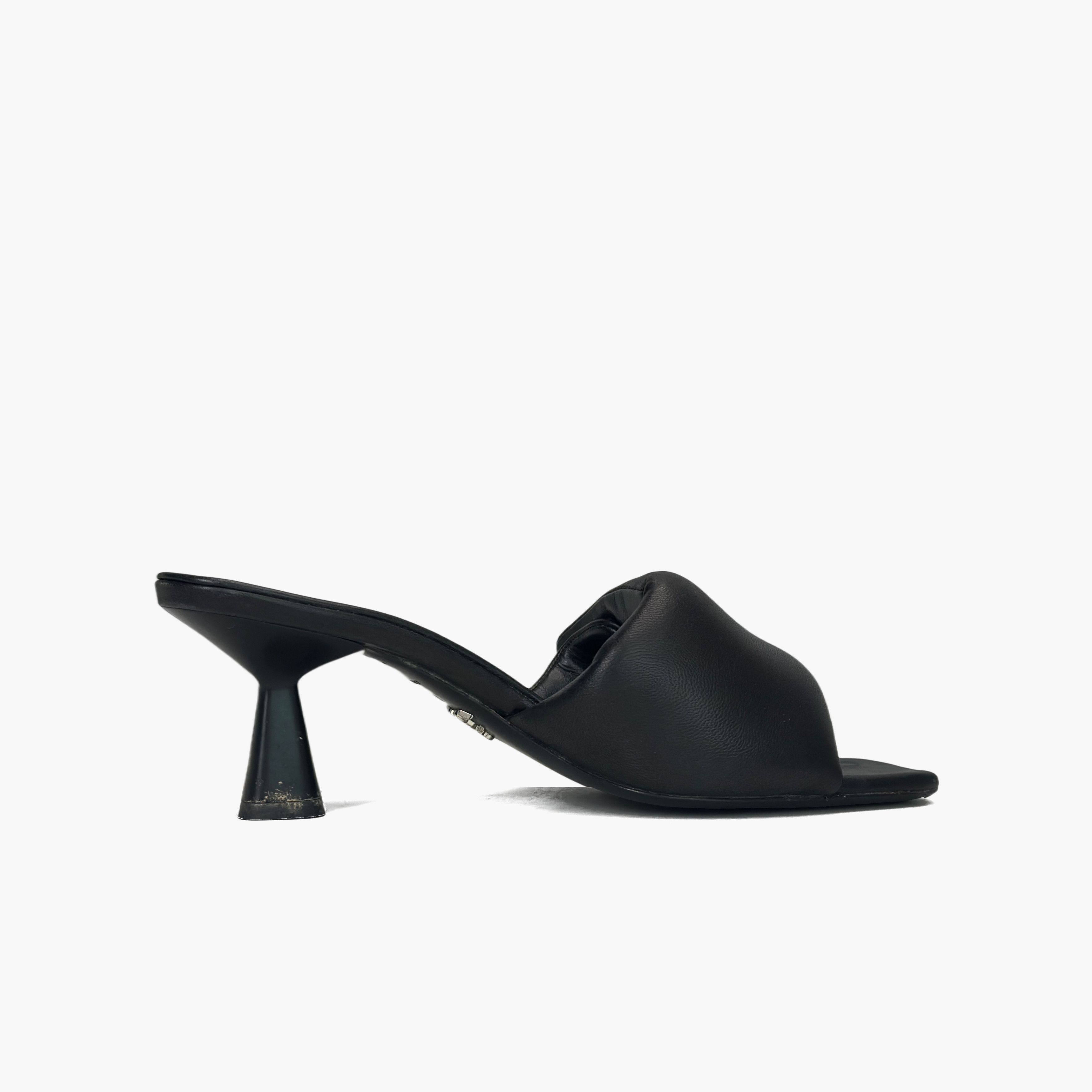 Prada Prada Nappa Leather Logo Mules Size 38 Size US 8 / IT 38 - 2 Thumbnail
