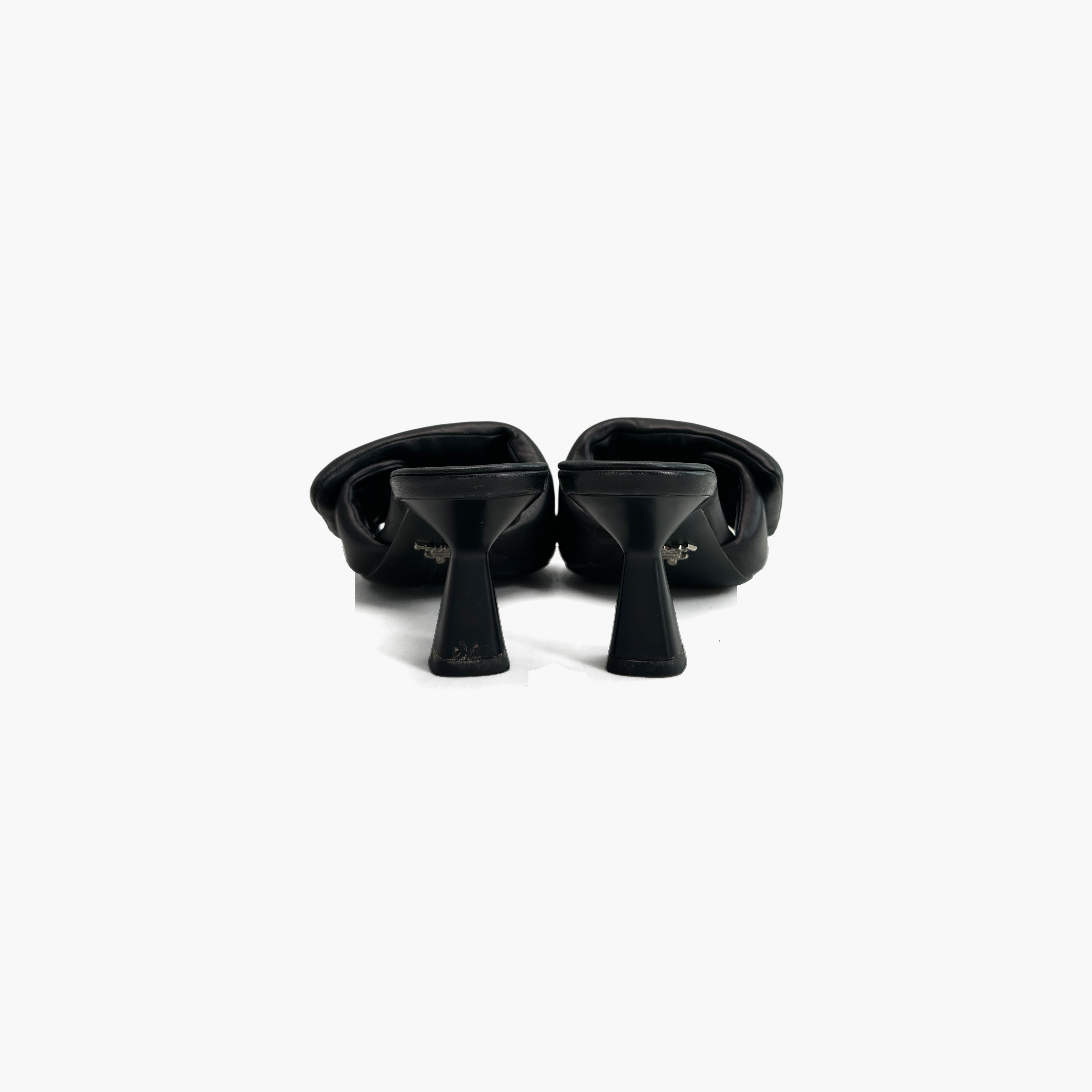 Prada Prada Nappa Leather Logo Mules Size 38 Size US 8 / IT 38 - 6 Thumbnail