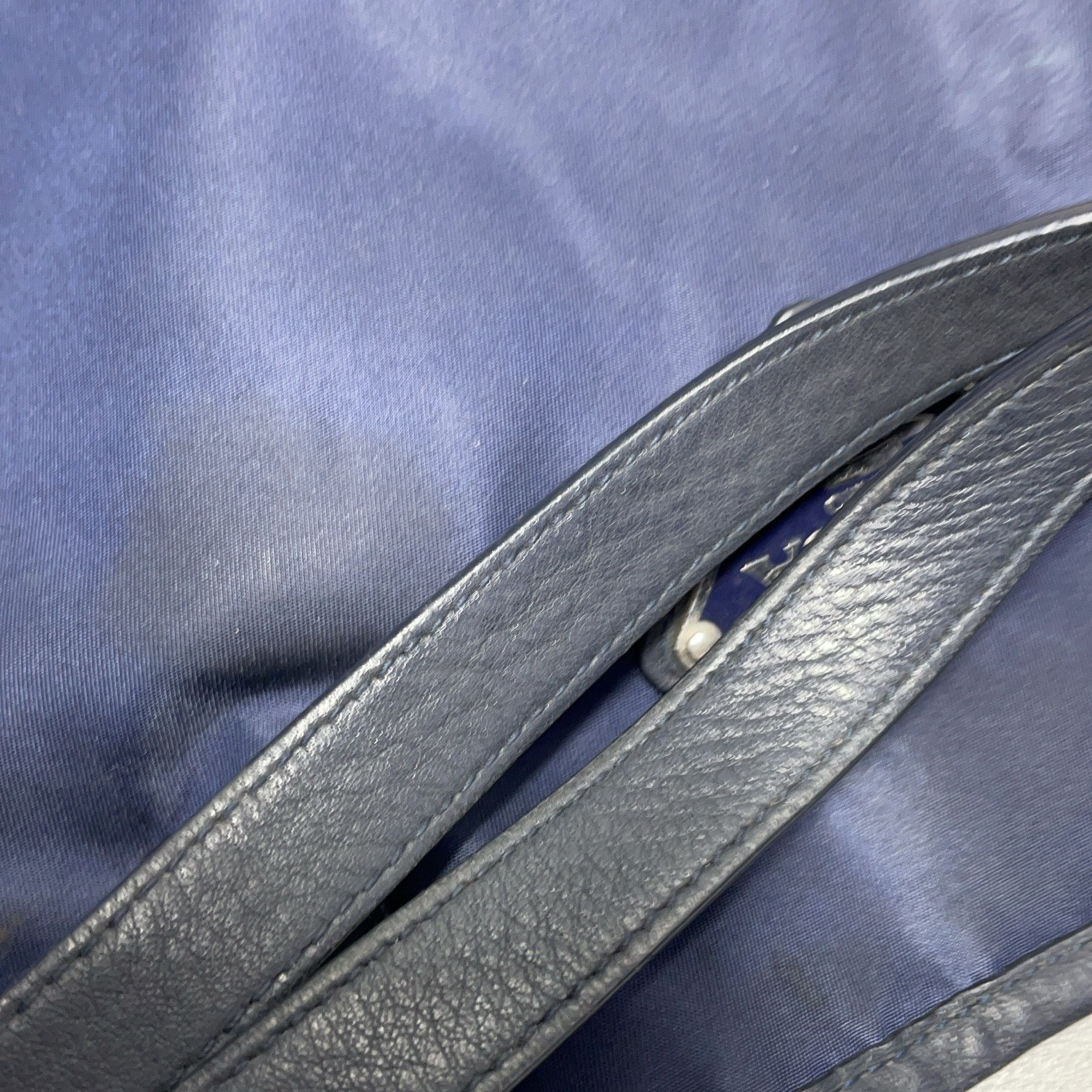 Prada Prada Blue Nylon Tote Bag One Size Size ONE SIZE - 13 Thumbnail